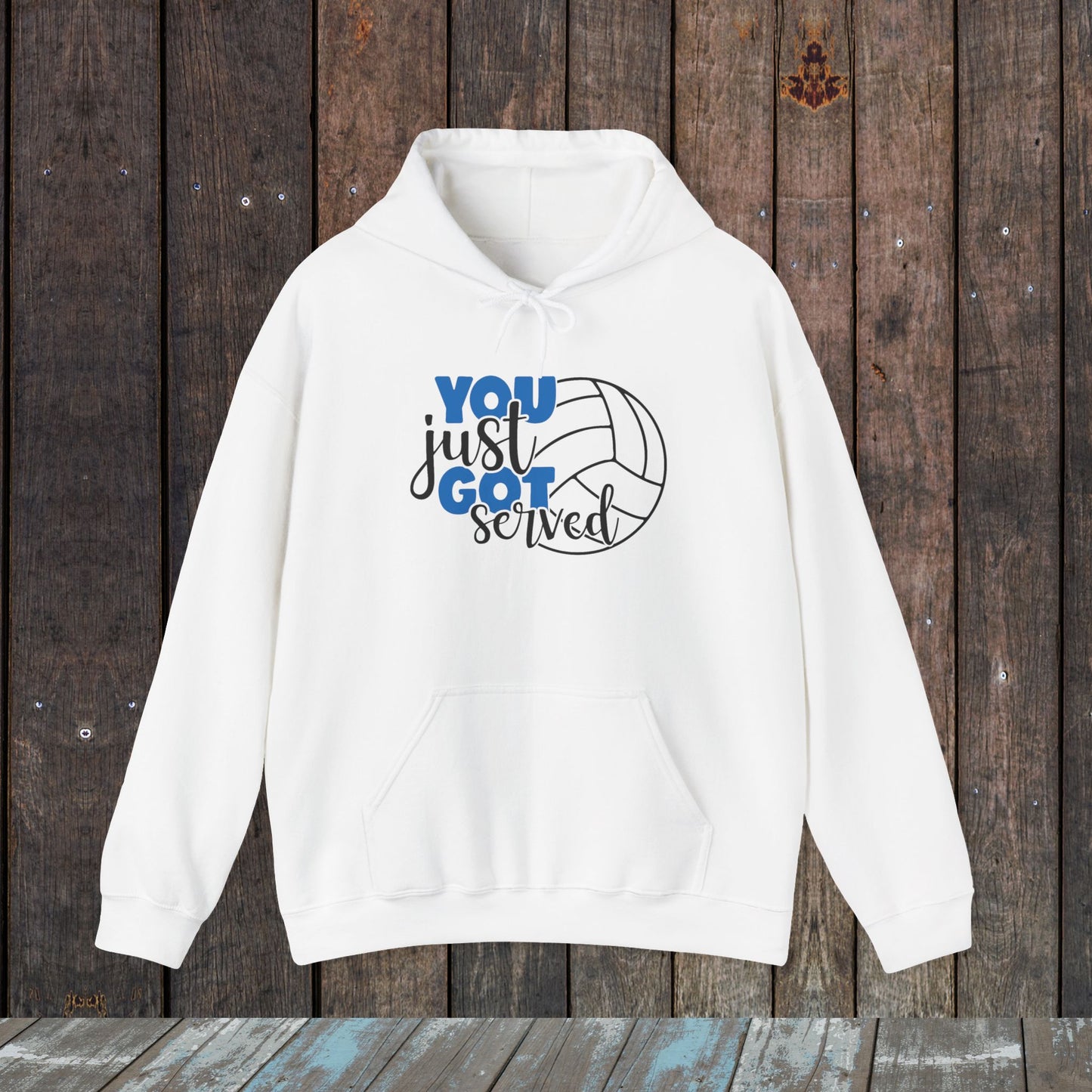 You just got served Volleyball Love Mom Life Unisex Hoodie