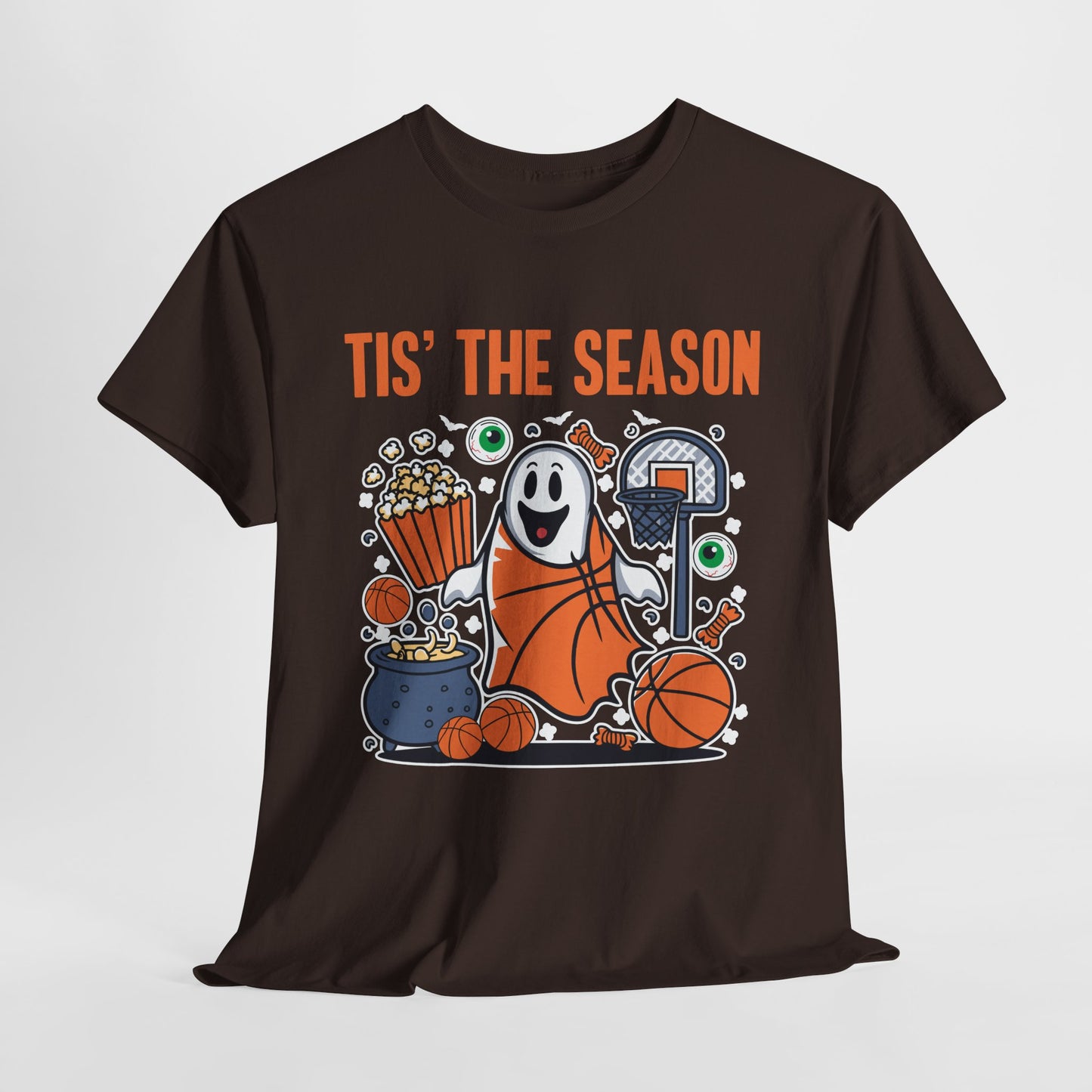 Basketball  Ghost Halloween Tee