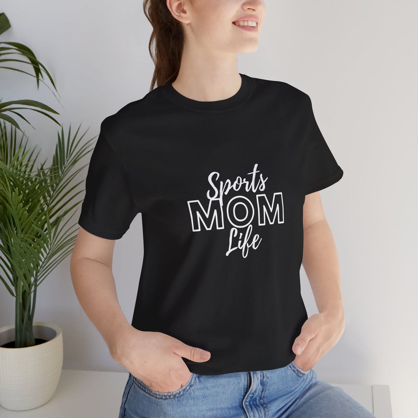 Sports Mom Life Unisex Jersey Short Sleeve Tee