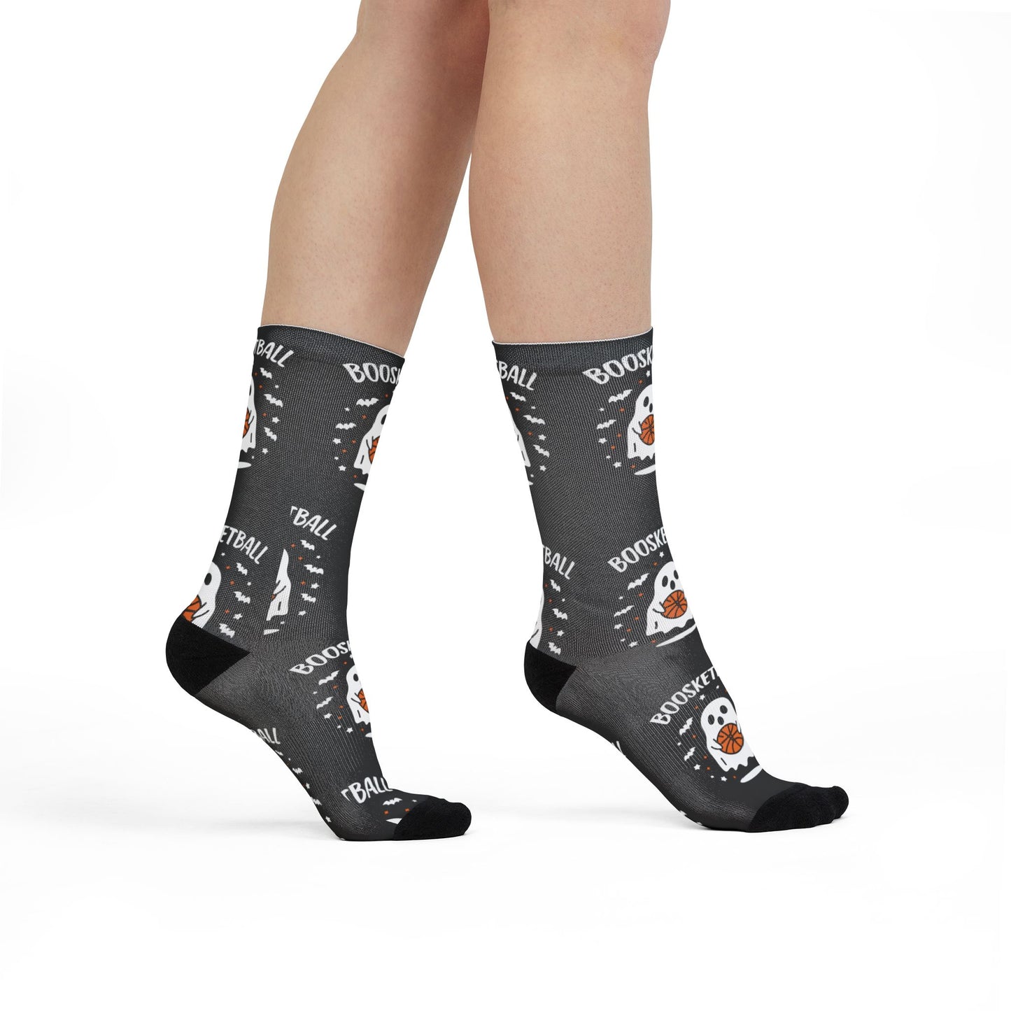 Basketball Ghost Crew Socks