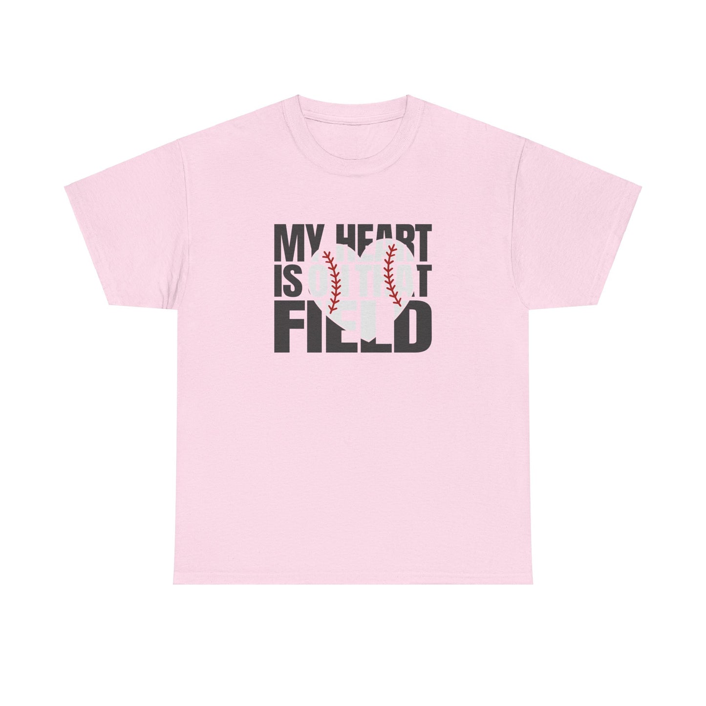 My heart is on that field Baseball Mom shirt