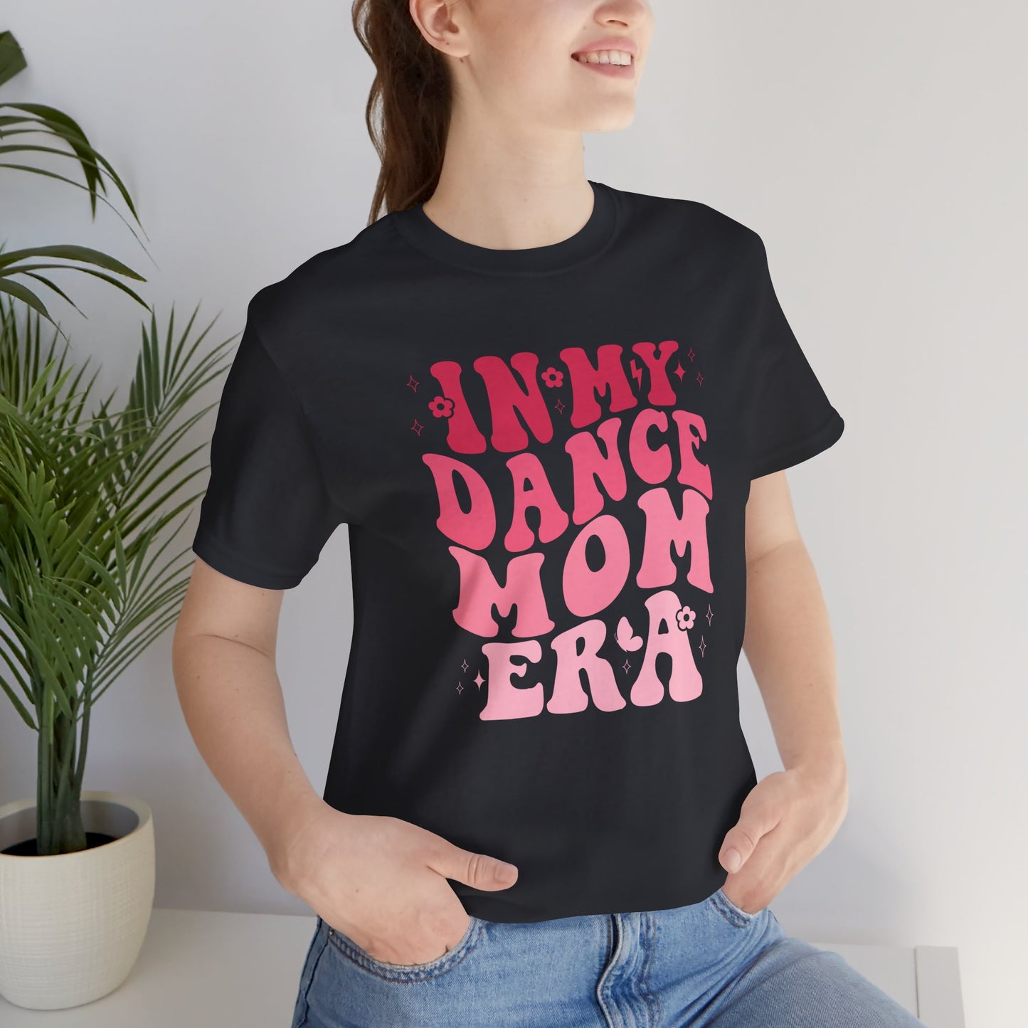 In my volleyball mom era retro wavy Pink mom shirt