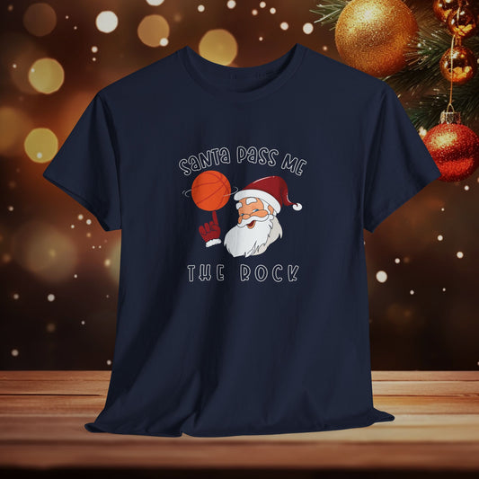 Basketball Santa Christmas Unisex Tee