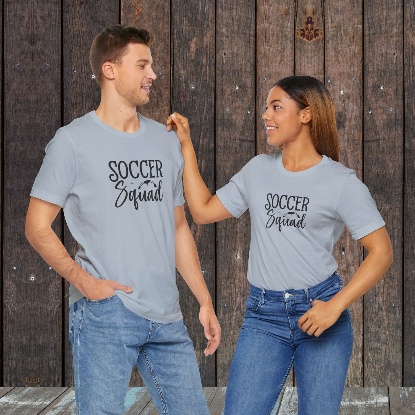 Soccer Squad matching unisex Mom and Dad shirts