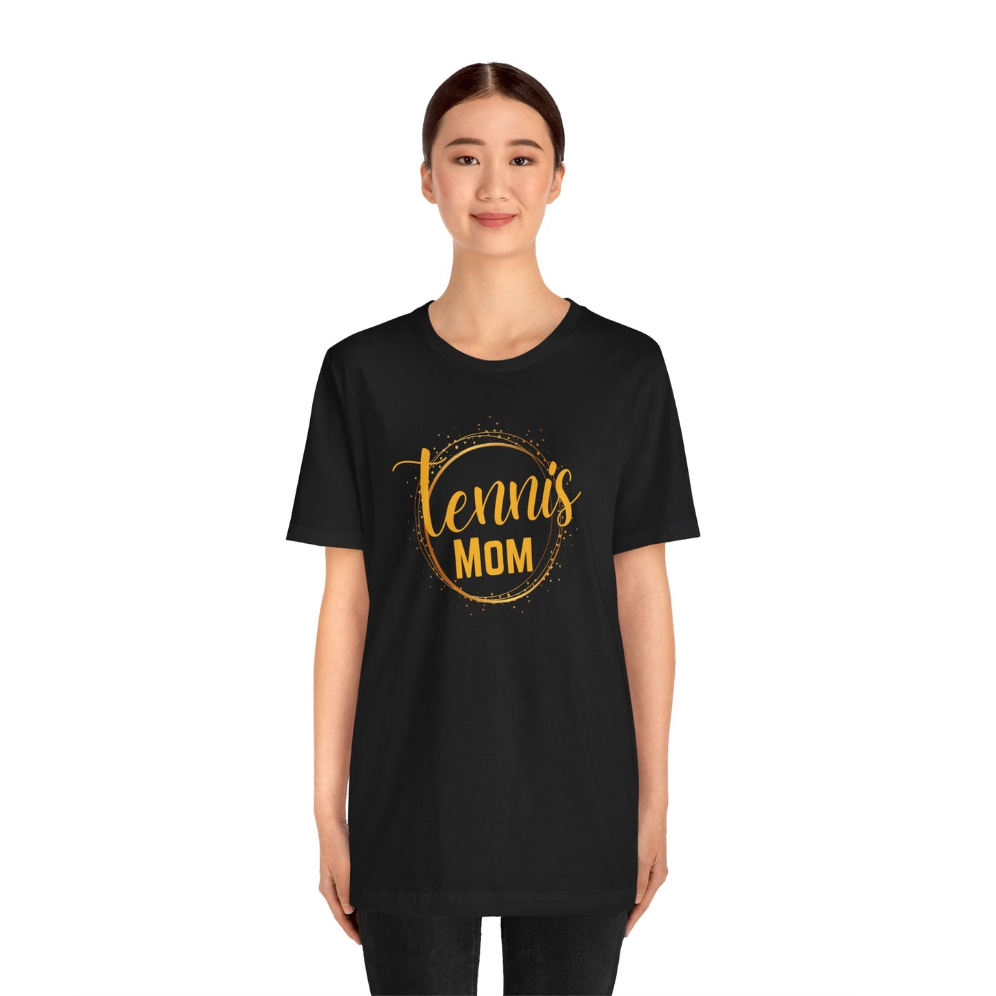 Tennis Mom Gold Unisex Jersey Short Sleeve Tee