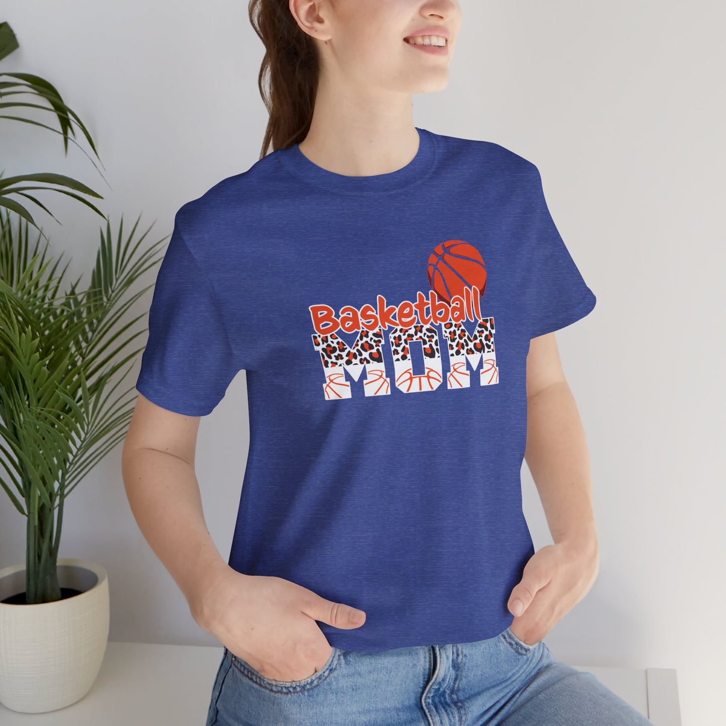 Basketball Mom animal print