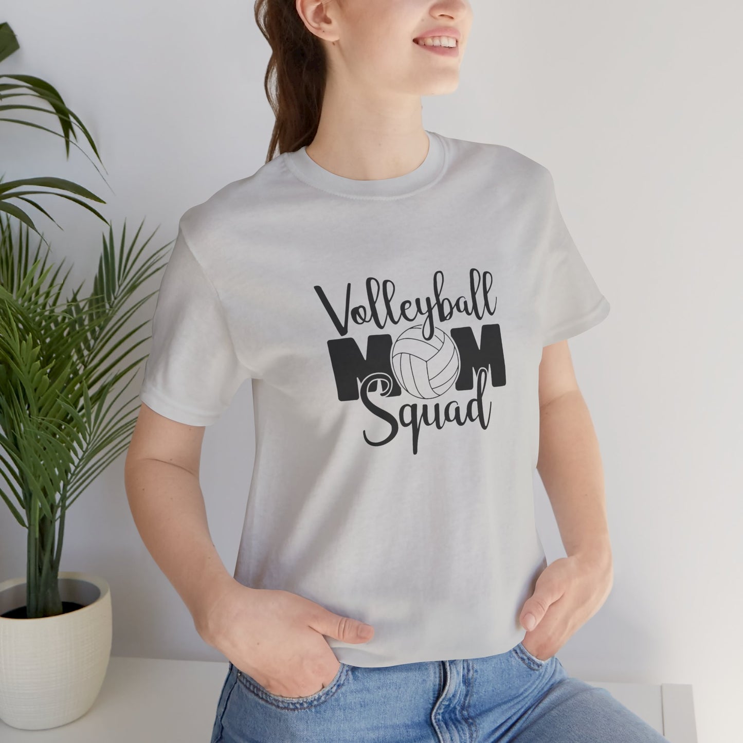 Volleyball Mom Unisex Jersey Short Sleeve Tee