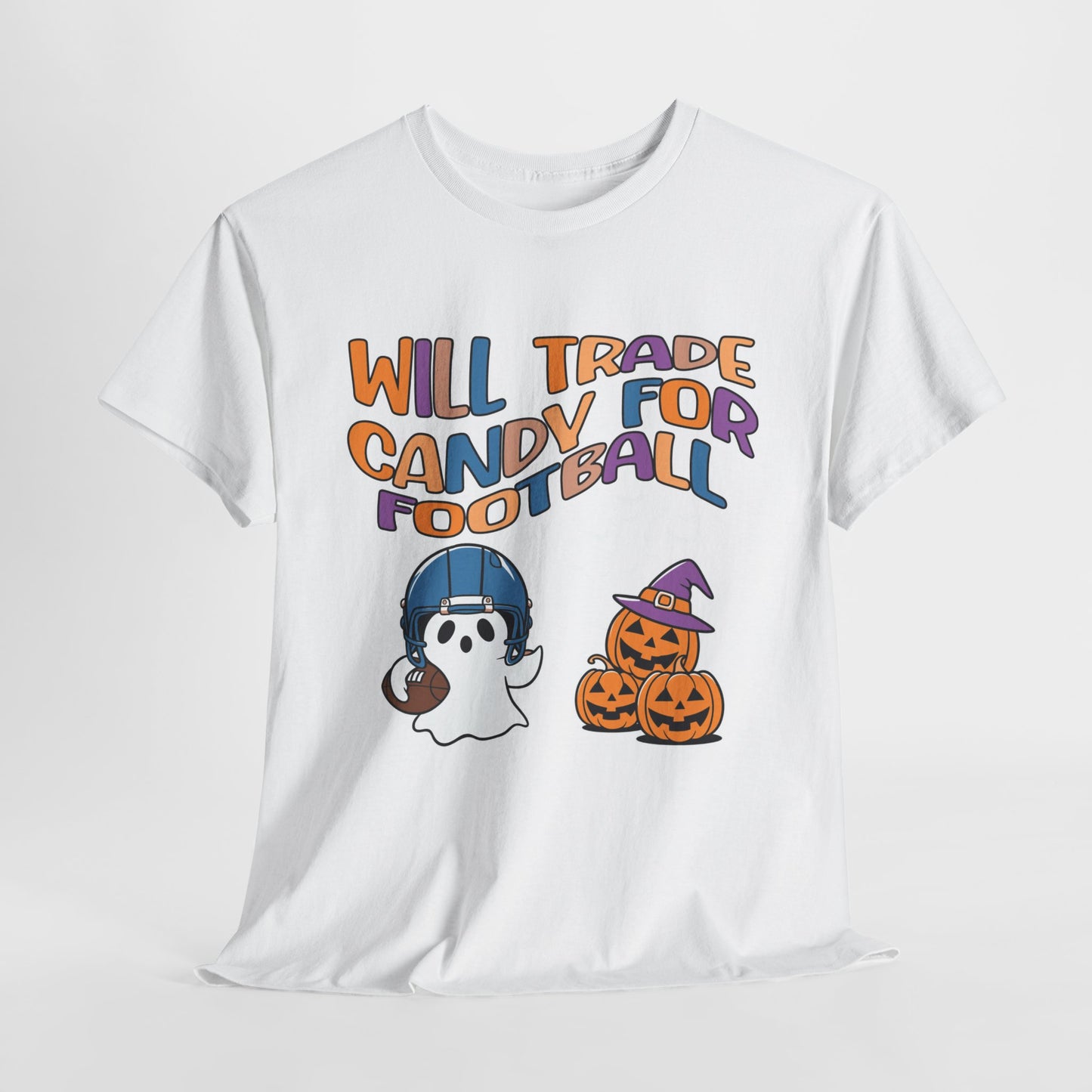 Will trade Candy for Football Halloween T-Shirt