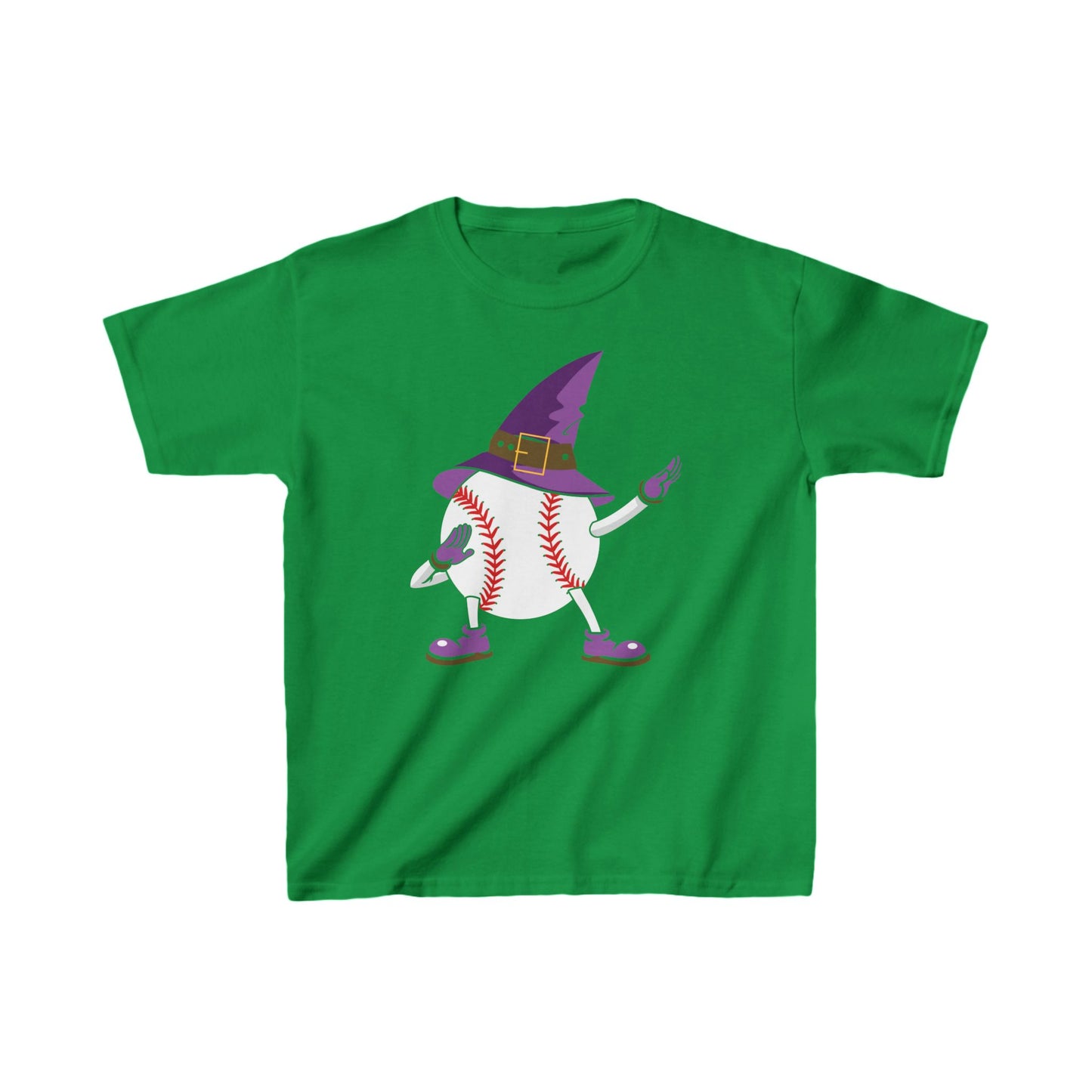 Baseball Witch Hat Halloween Kid Tee