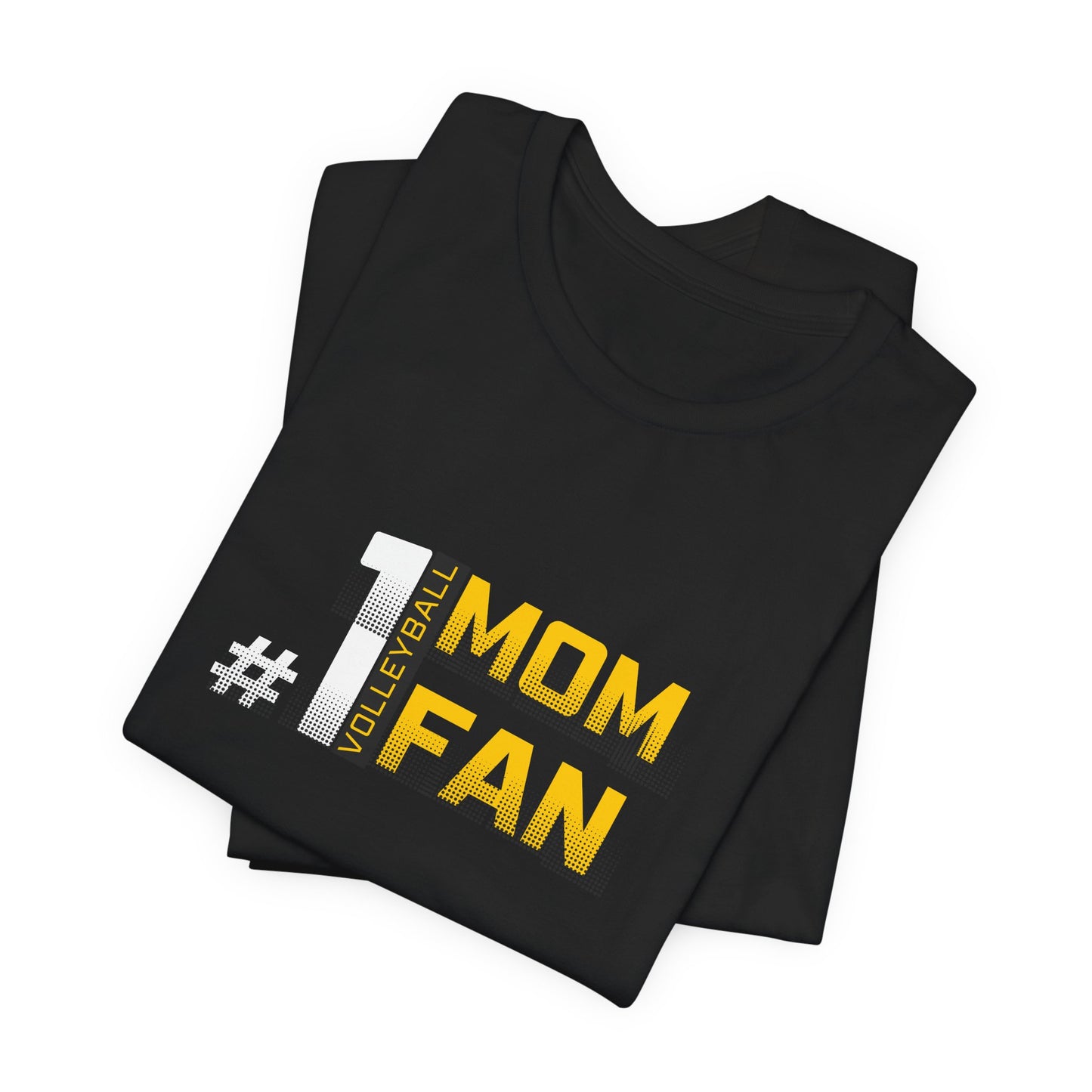 No 1 Volleyball Mom #1 Fan Unisex Jersey Short Sleeve Tee