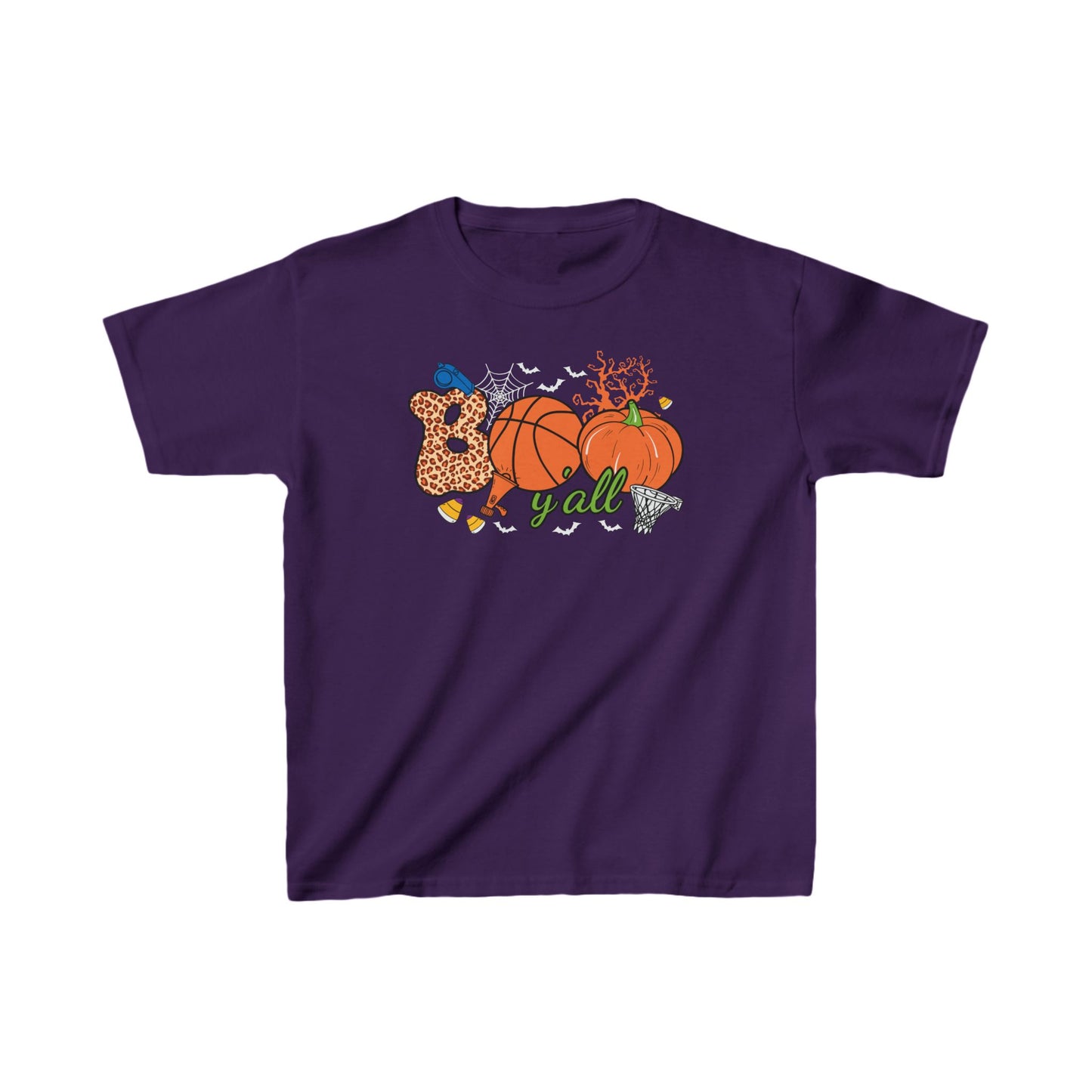 Boo Basketball Halloween Kids Tee