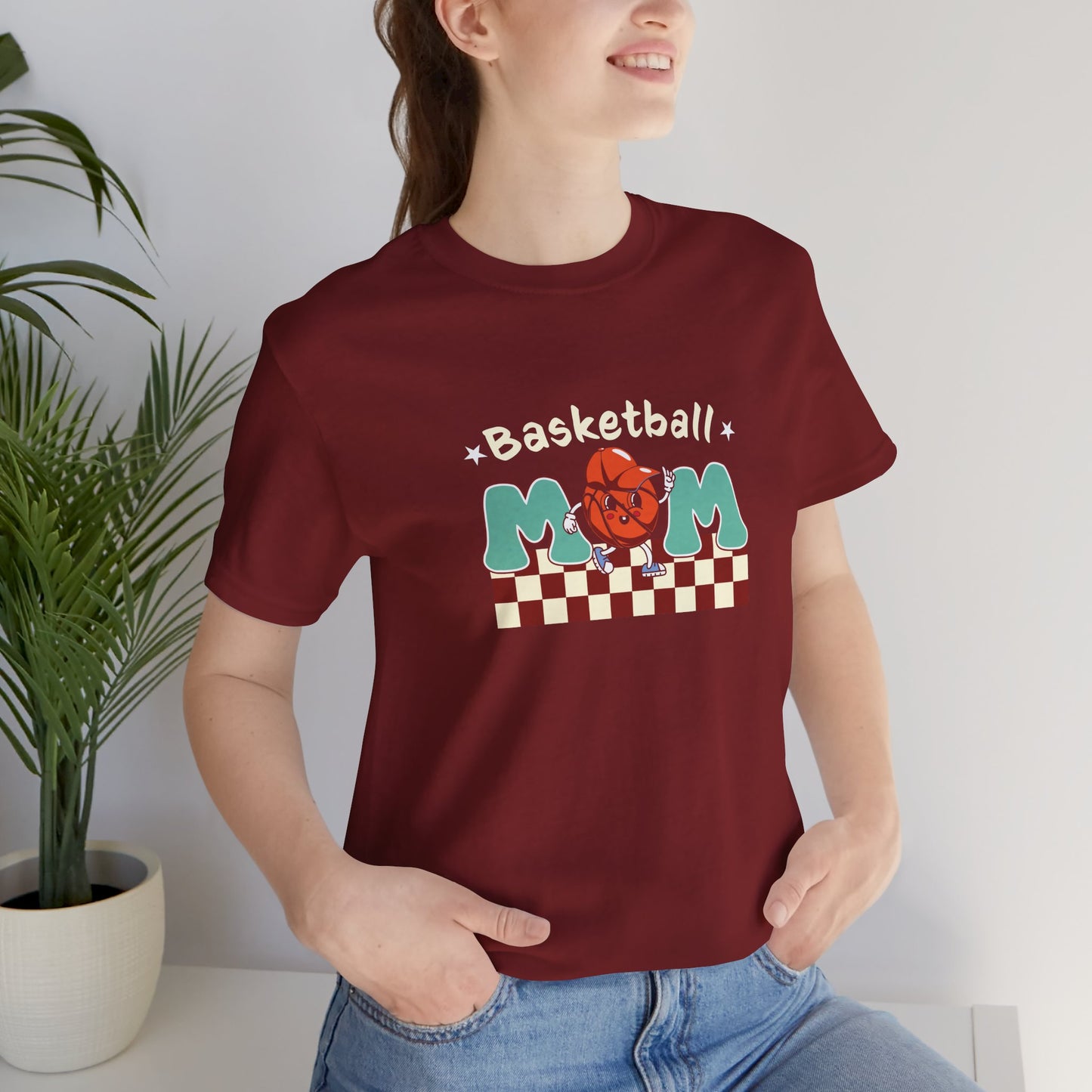 Basketball Mom vintage old school graphic