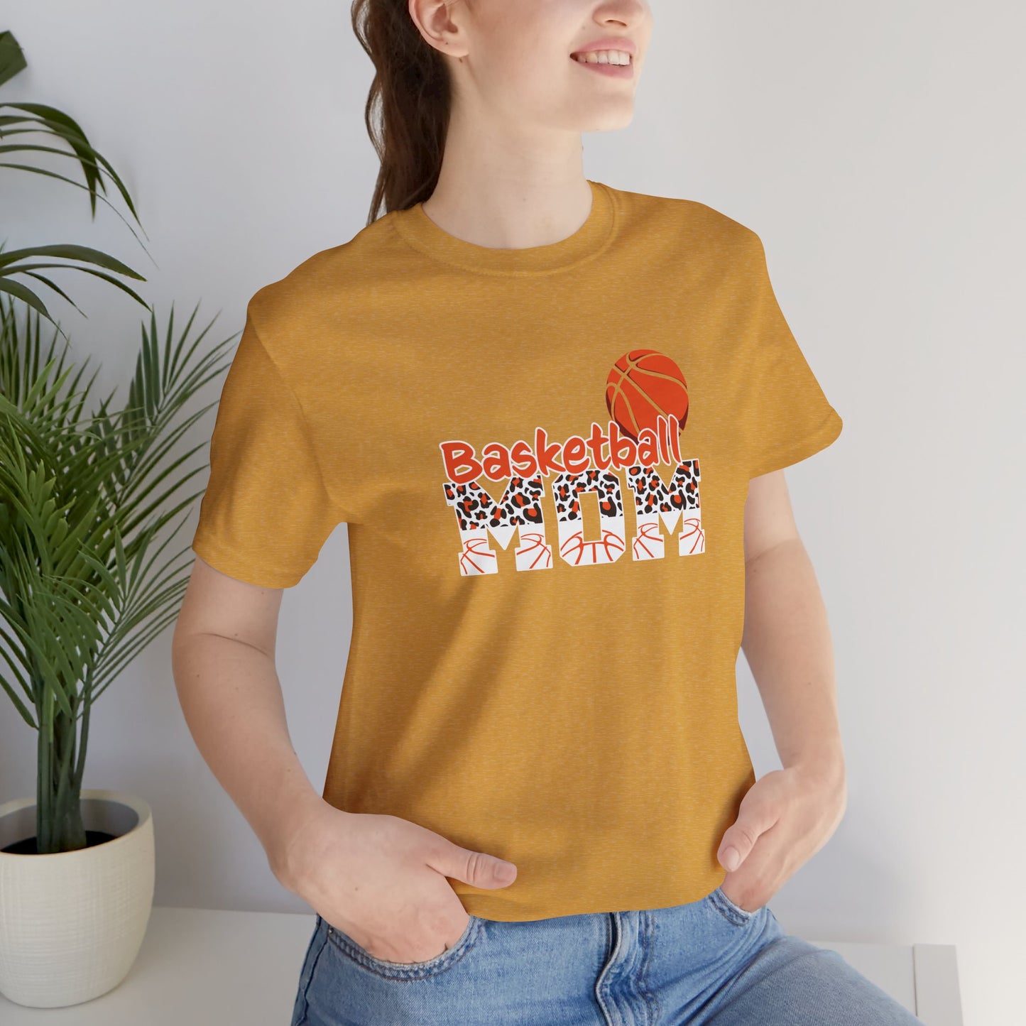 Basketball Mom animal print