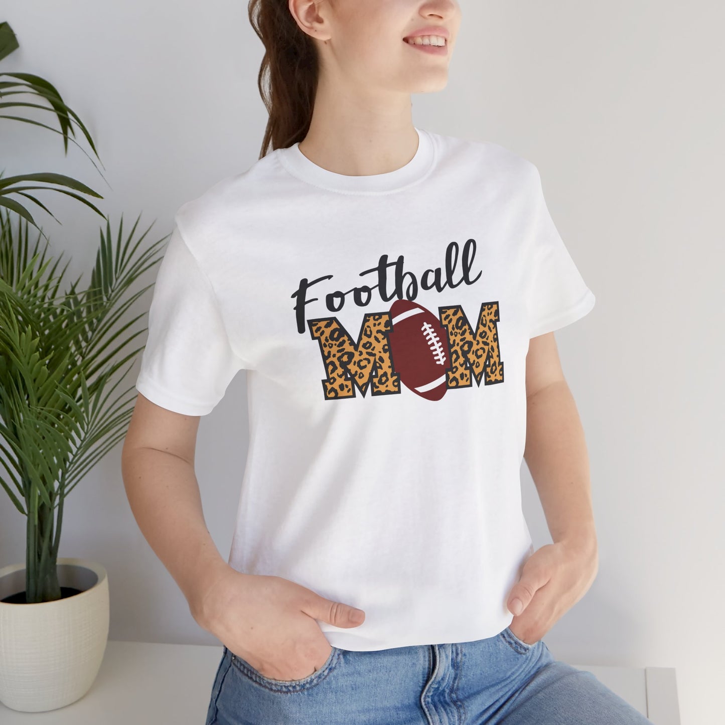 Football Mom simple T-shirt