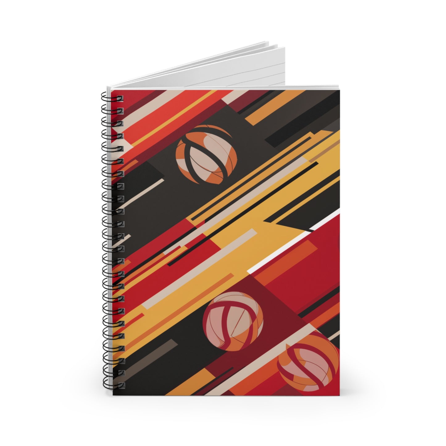 Volleyball Spiral Notebook - Ruled Line