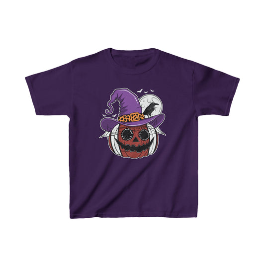 Football Jack O'Lantern Halloween Kids Shirt