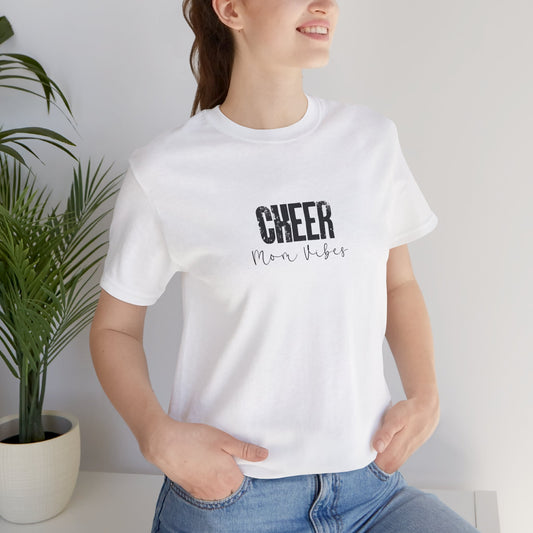 Cheer Mom Lives Vibes Unisex Jersey Short Sleeve Tee