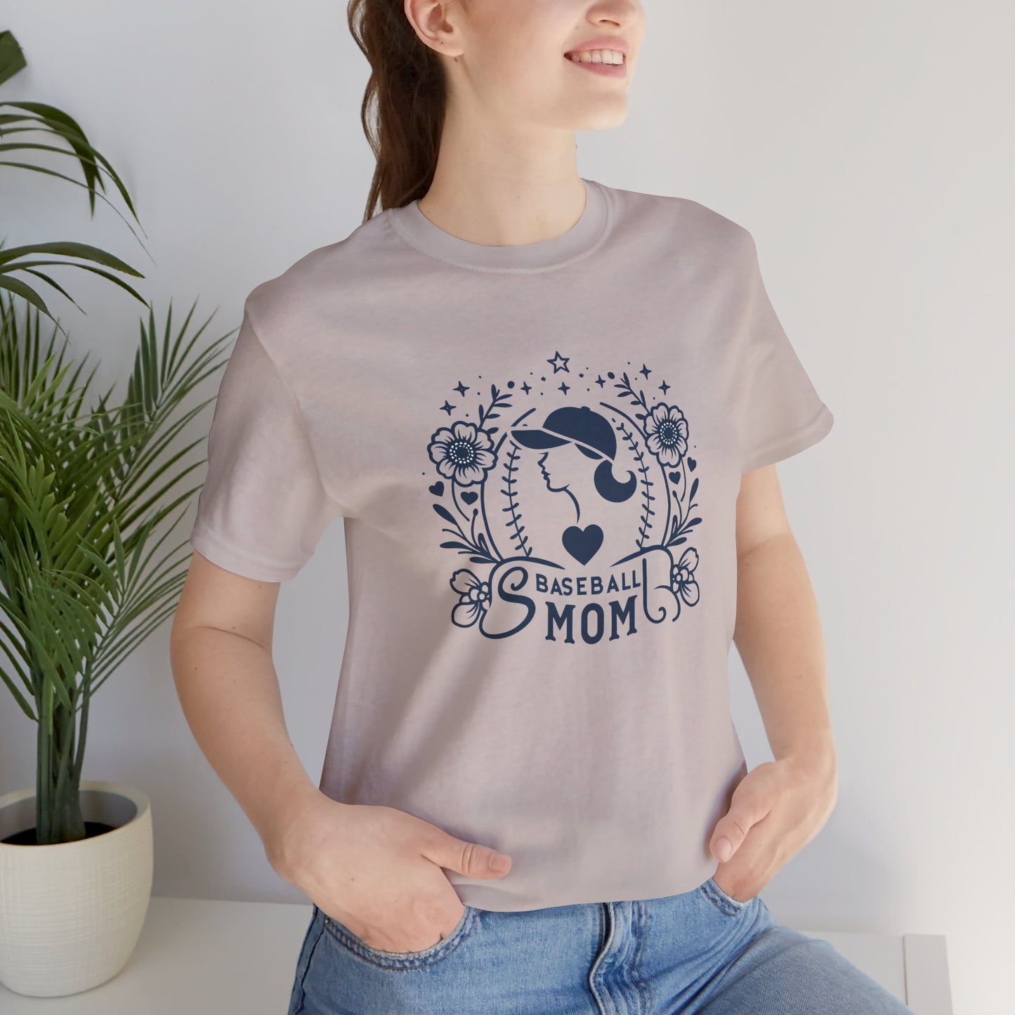 Baseball Mom Unisex Jersey Short Sleeve Tee