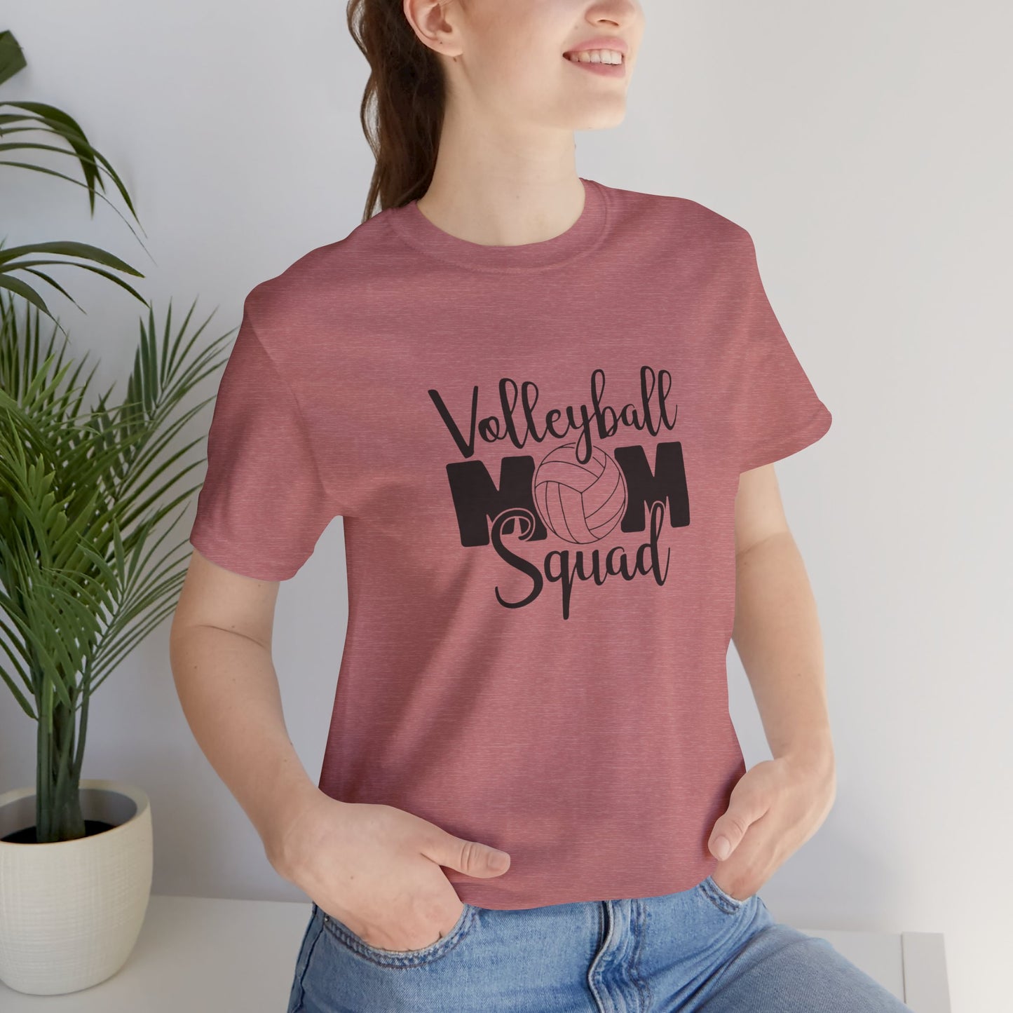 Volleyball Mom Unisex Jersey Short Sleeve Tee