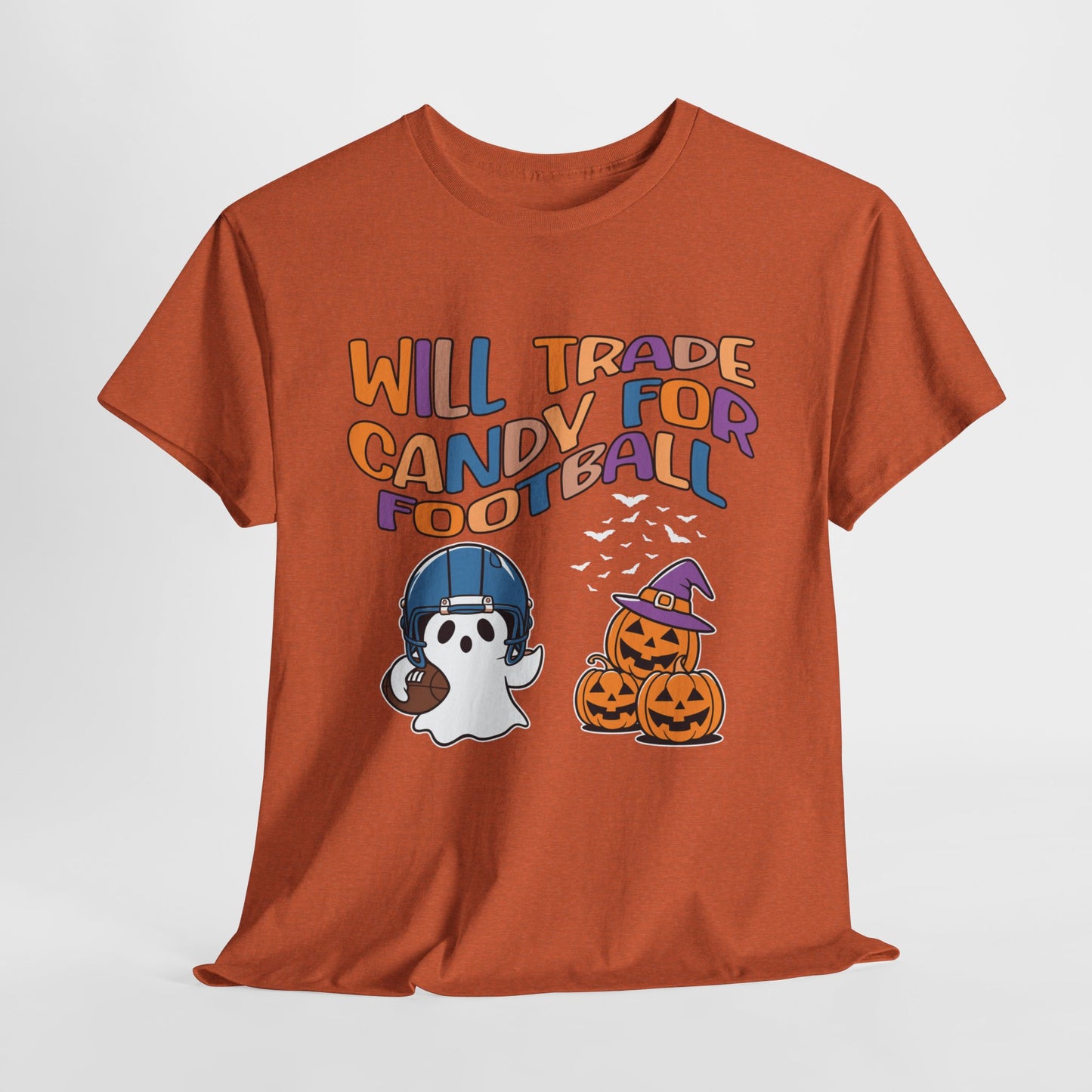 Will trade Candy for Football Halloween T-Shirt