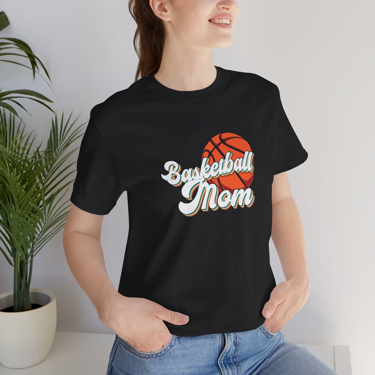 Basketball mom graphic T