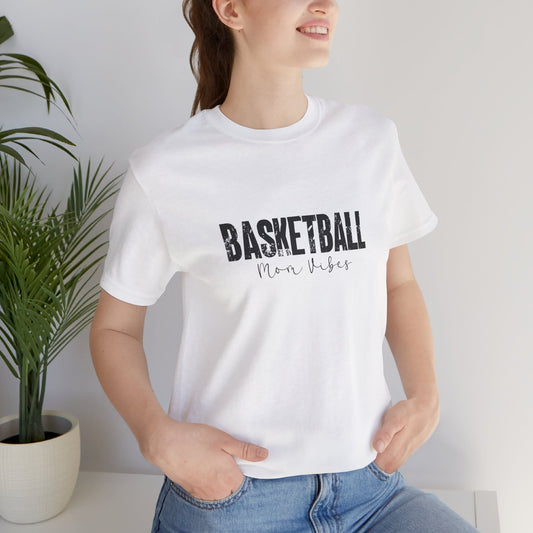 Basketball Mom Lives Vibes Unisex Jersey Short Sleeve Tee