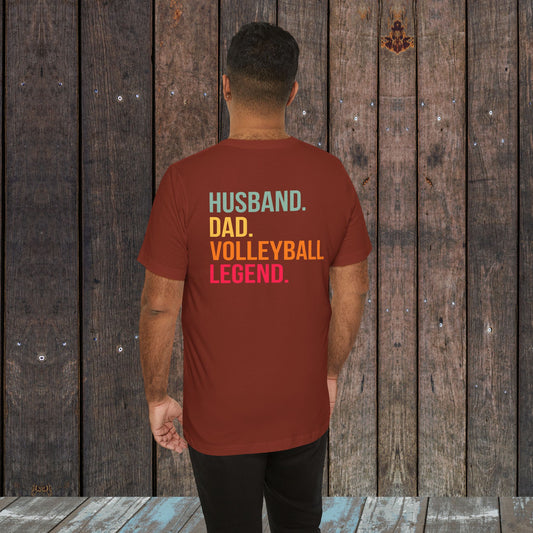 Volleyball Husband Dad Legend