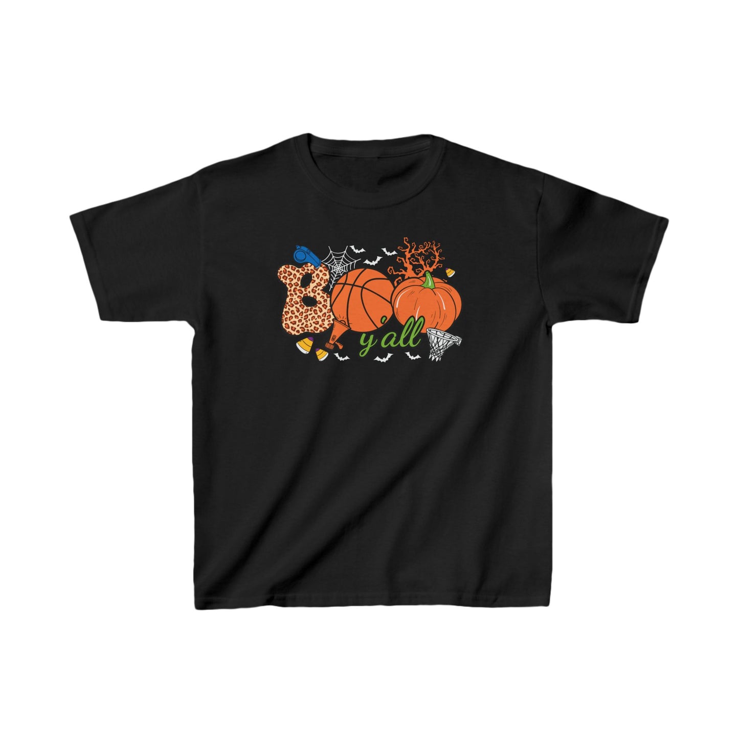 Boo Basketball Halloween Kids Tee