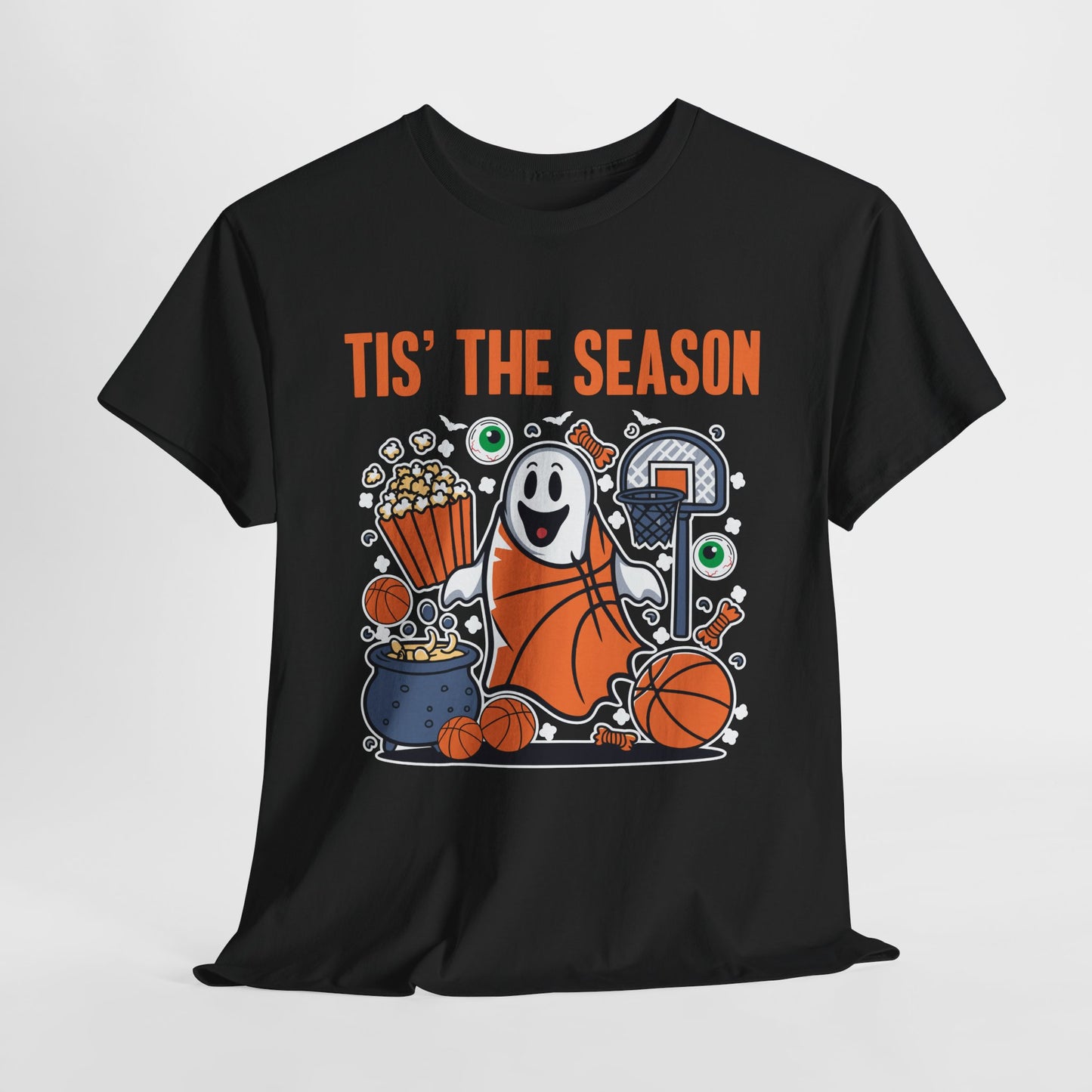 Basketball  Ghost Halloween Tee