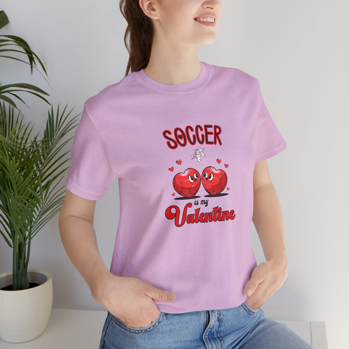 Soccer is my Valentine T-shirt