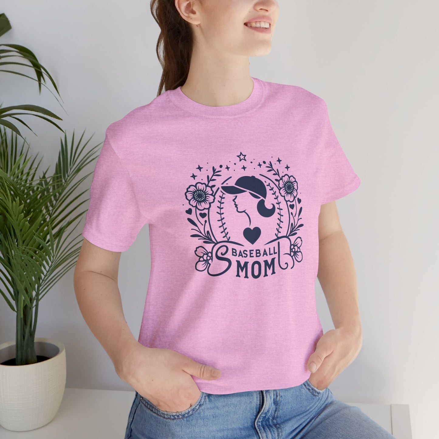 Baseball Mom Unisex Jersey Short Sleeve Tee