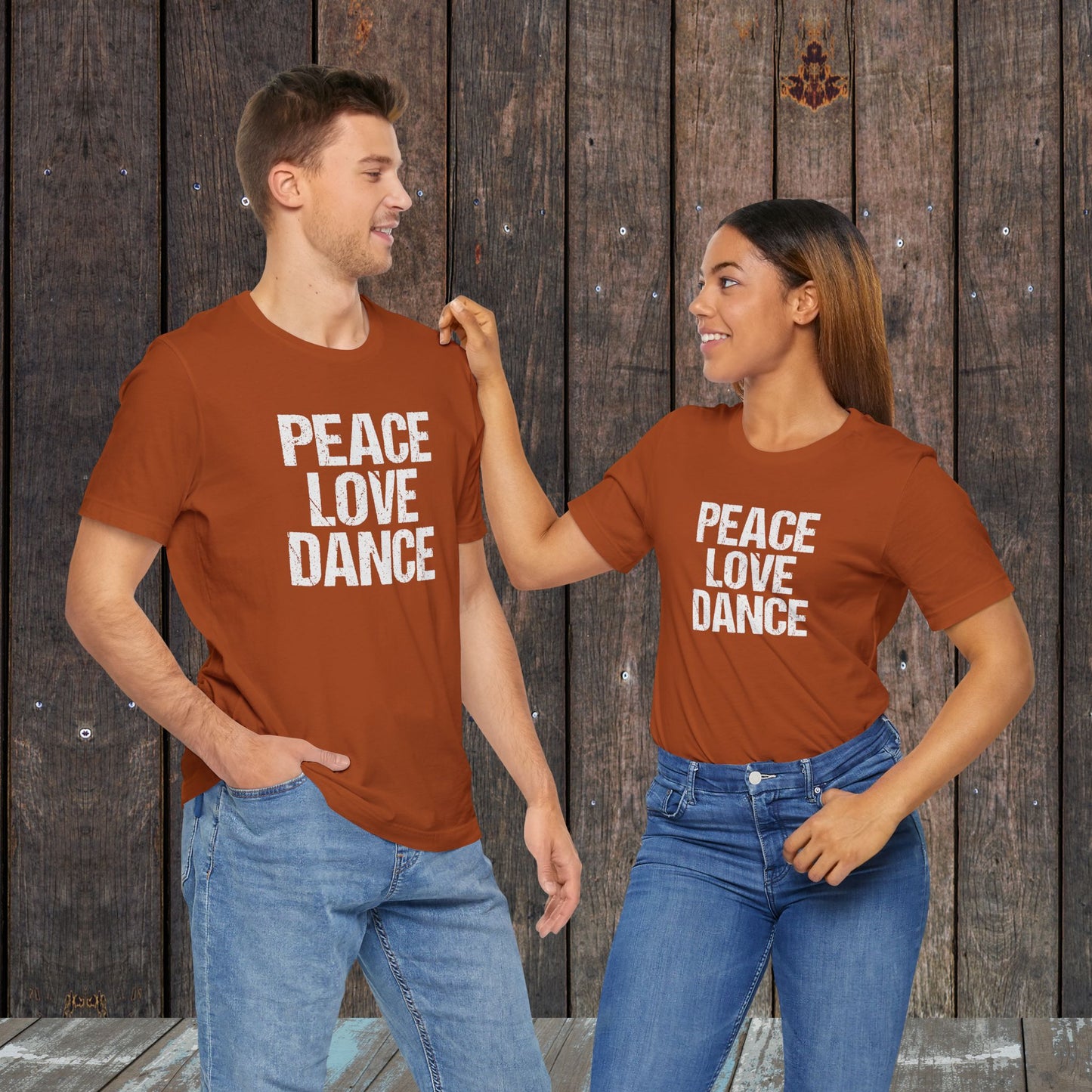 Peace Love Dance Matching Shirts