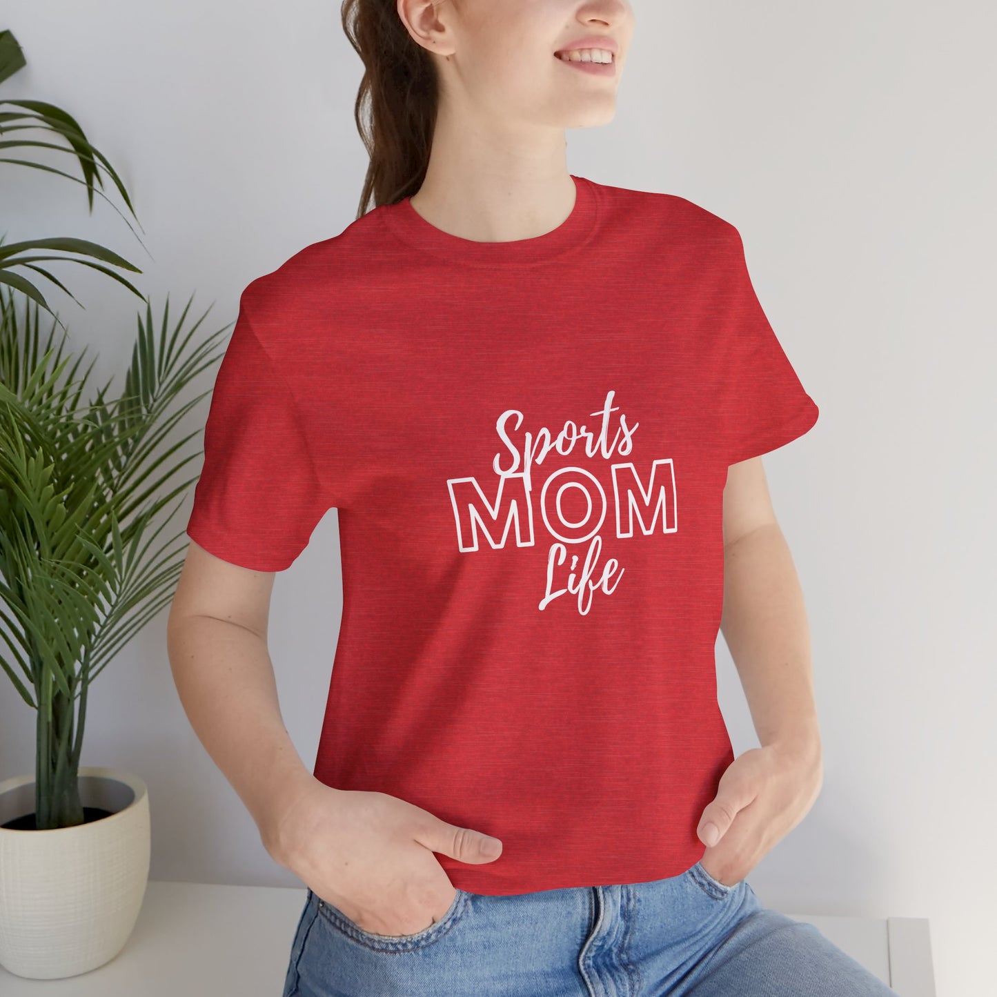 Sports Mom Life Unisex Jersey Short Sleeve Tee