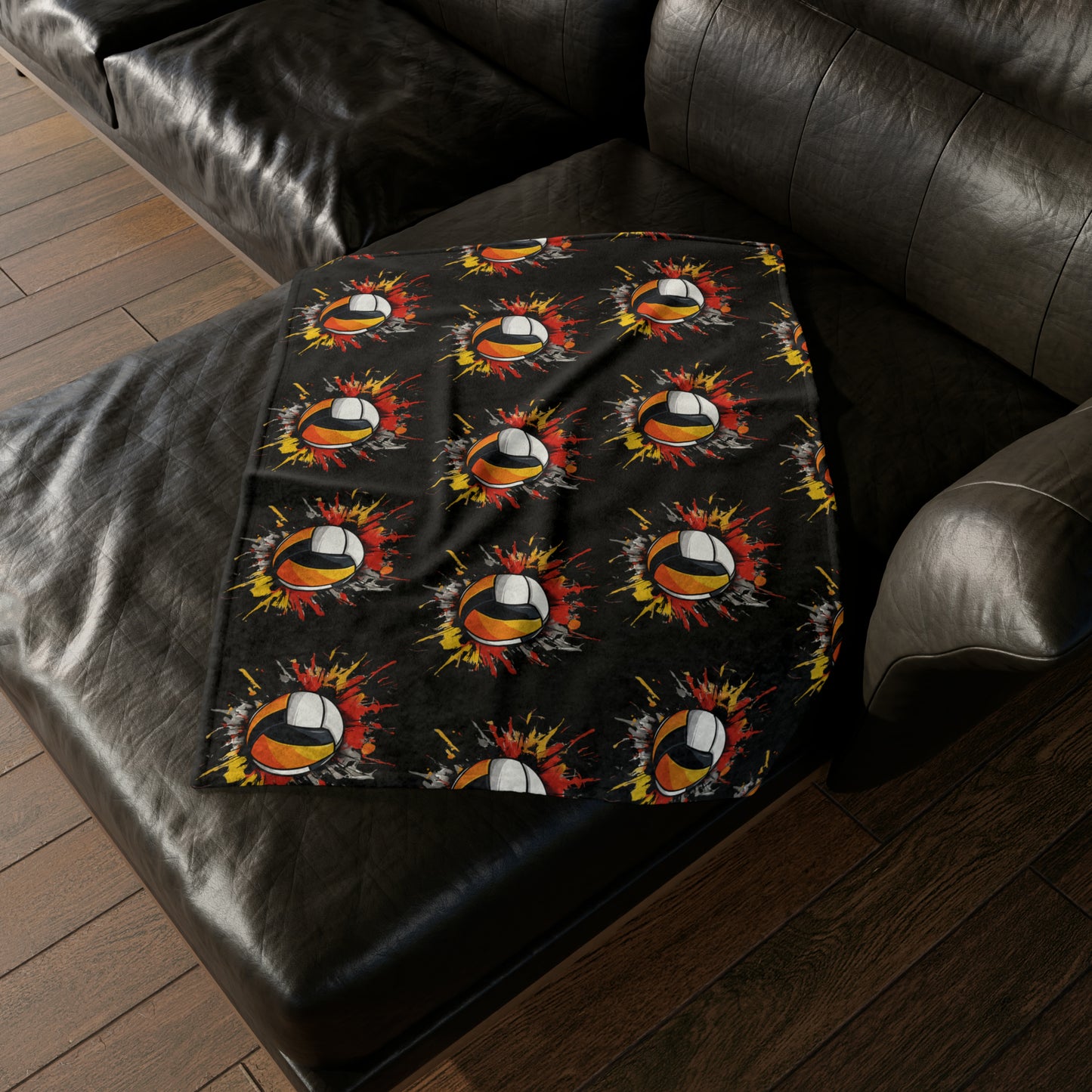 Volleyball Soft Polyester Blanket