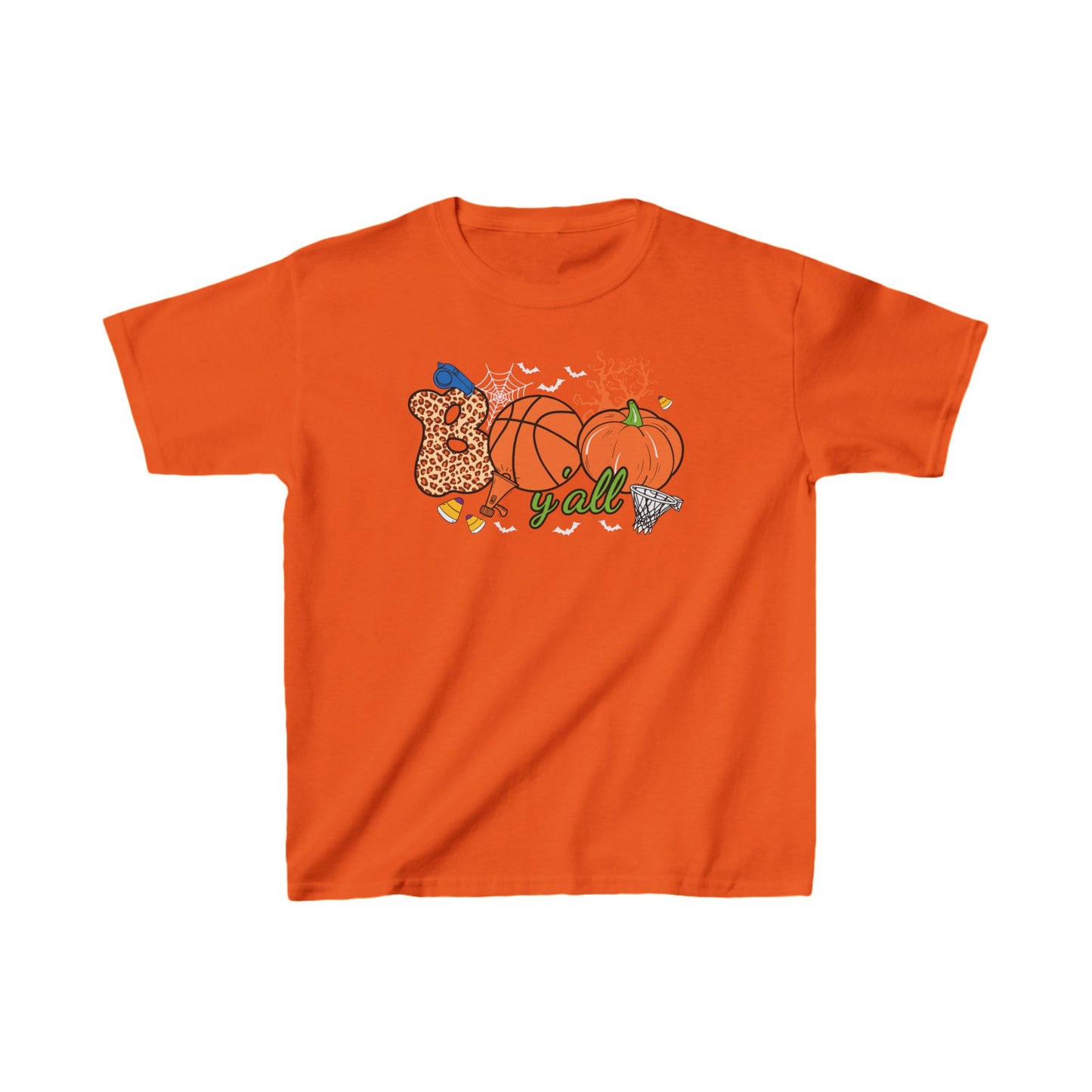 Boo Basketball Halloween Kids Tee