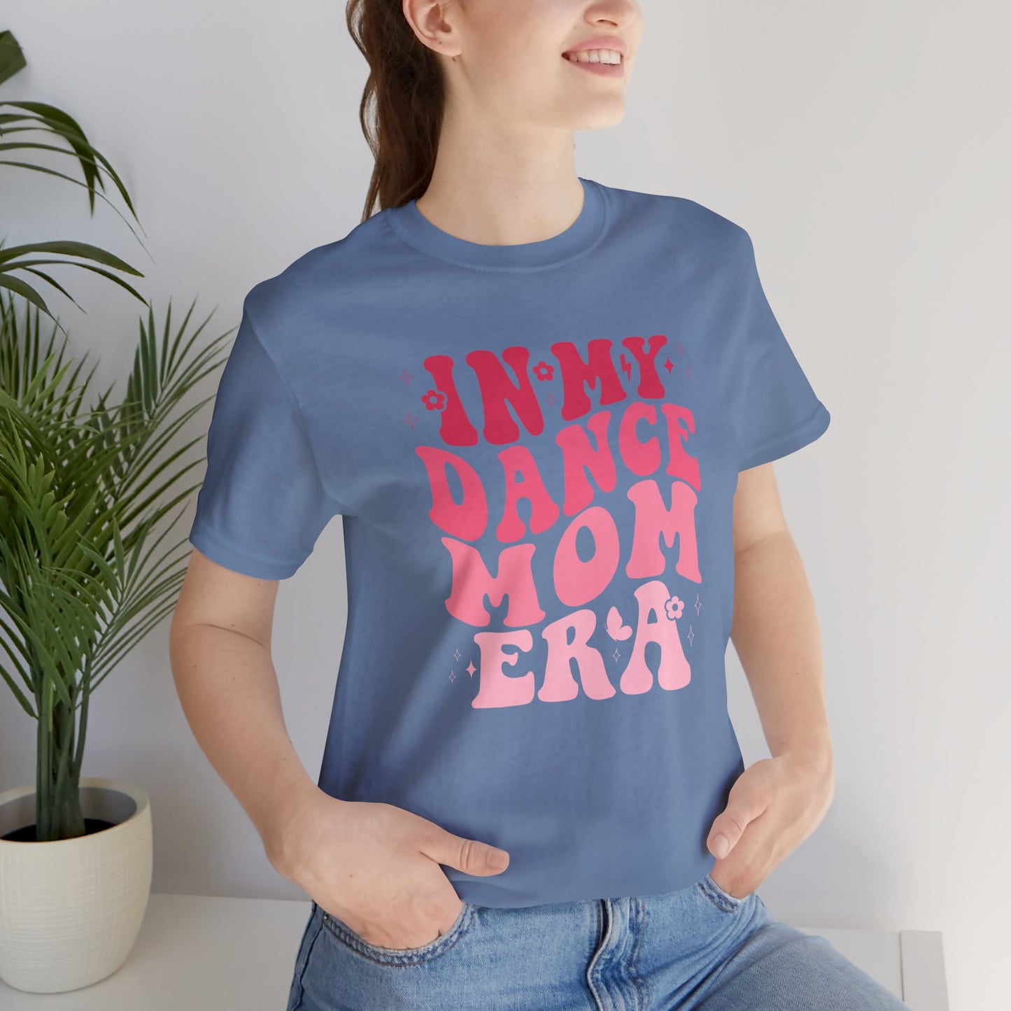 In my volleyball mom era retro wavy Pink mom shirt