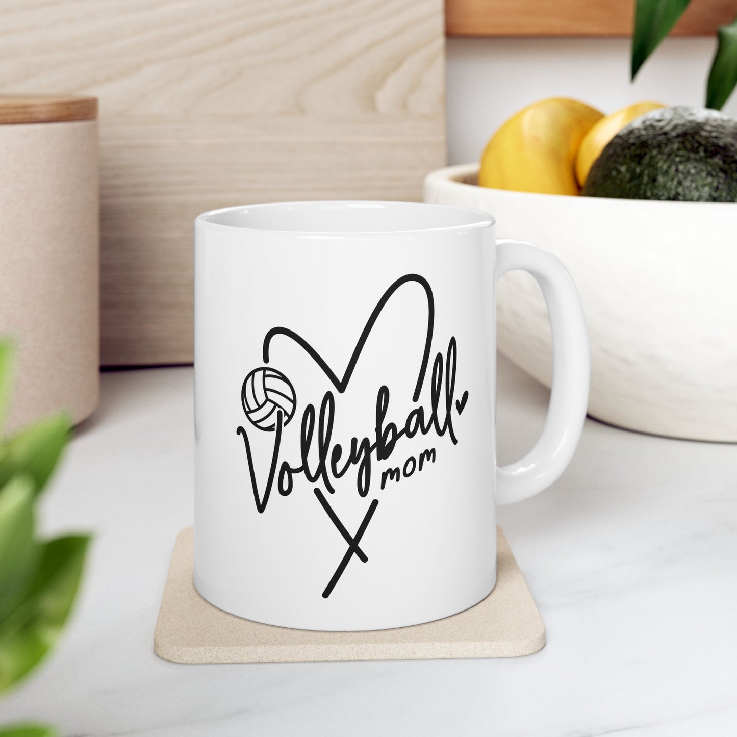 Volleyball Mom Simple Classy 11oz Mug