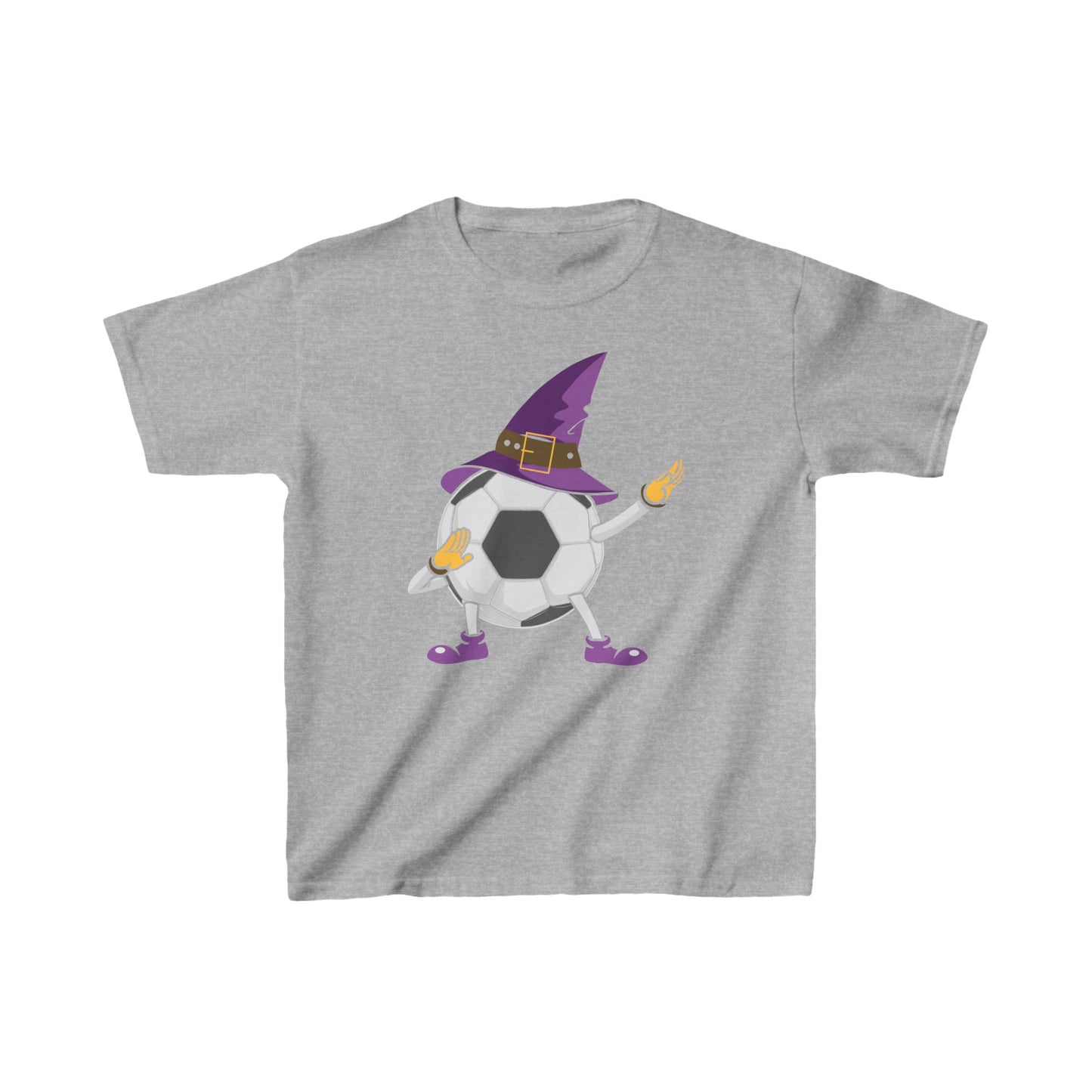 Soccer Witch Hat Halloween Kids Tee