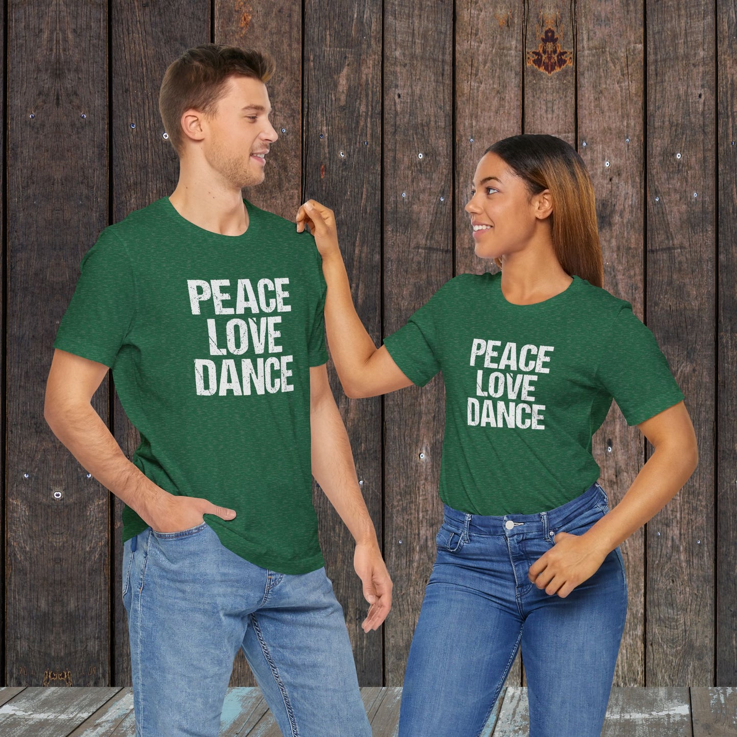 Peace Love Dance Matching Shirts