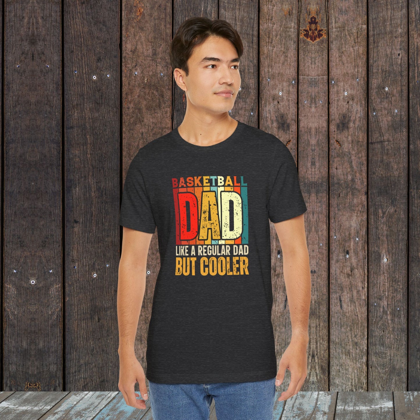 Basketball Dad Unisex Tee - Multi Color Shirt for Cool Dads