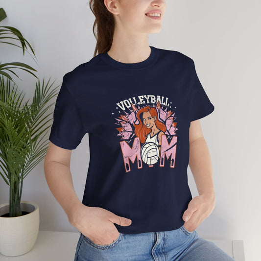 Volleyball Mom vintage red head