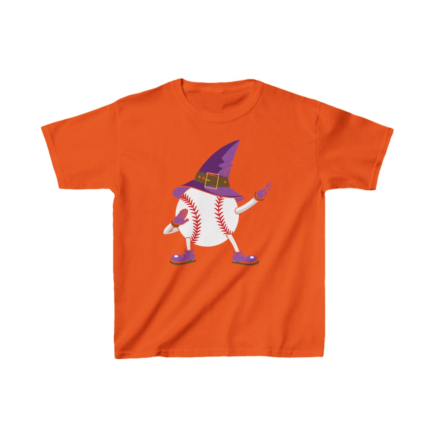 Baseball Witch Hat Halloween Kid Tee