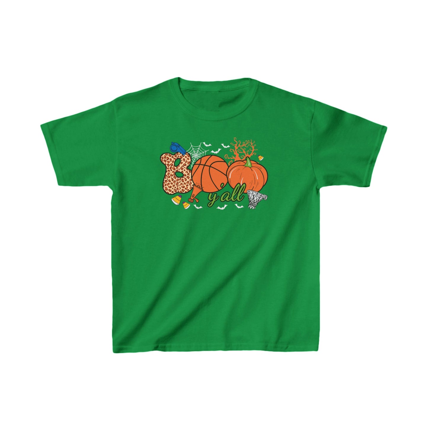 Boo Basketball Halloween Kids Tee