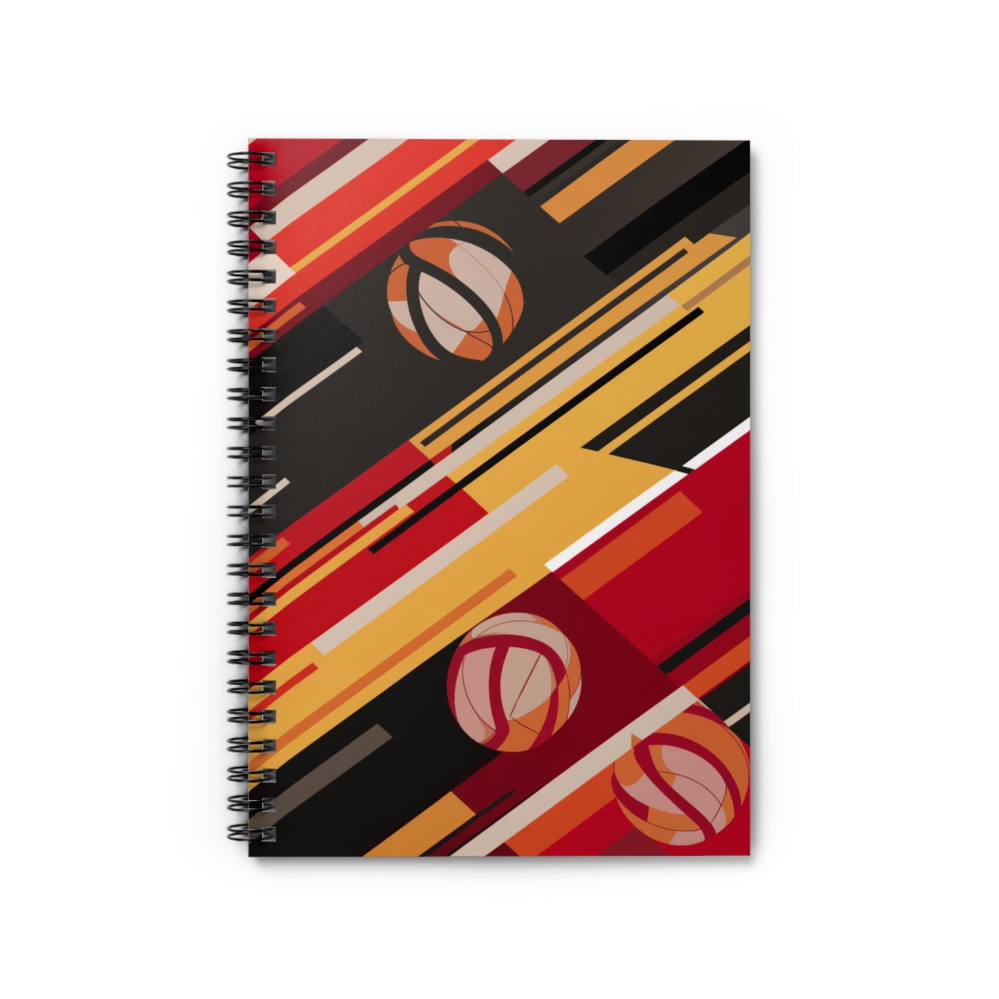 Volleyball Spiral Notebook - Ruled Line