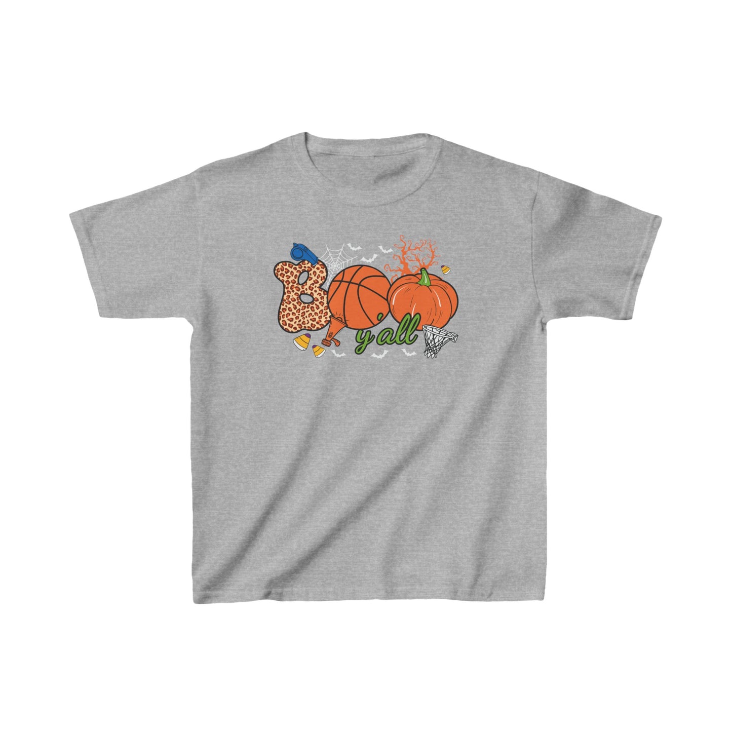 Boo Basketball Halloween Kids Tee