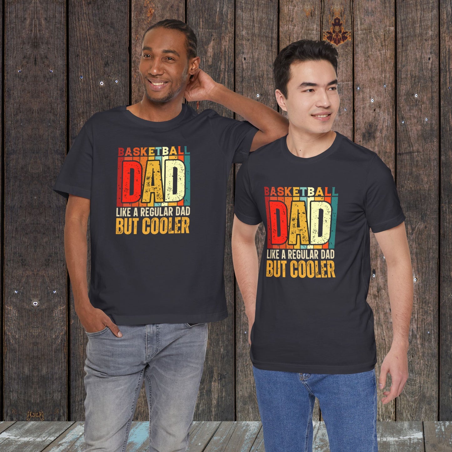 Basketball Dad Unisex Tee - Multi Color Shirt for Cool Dads