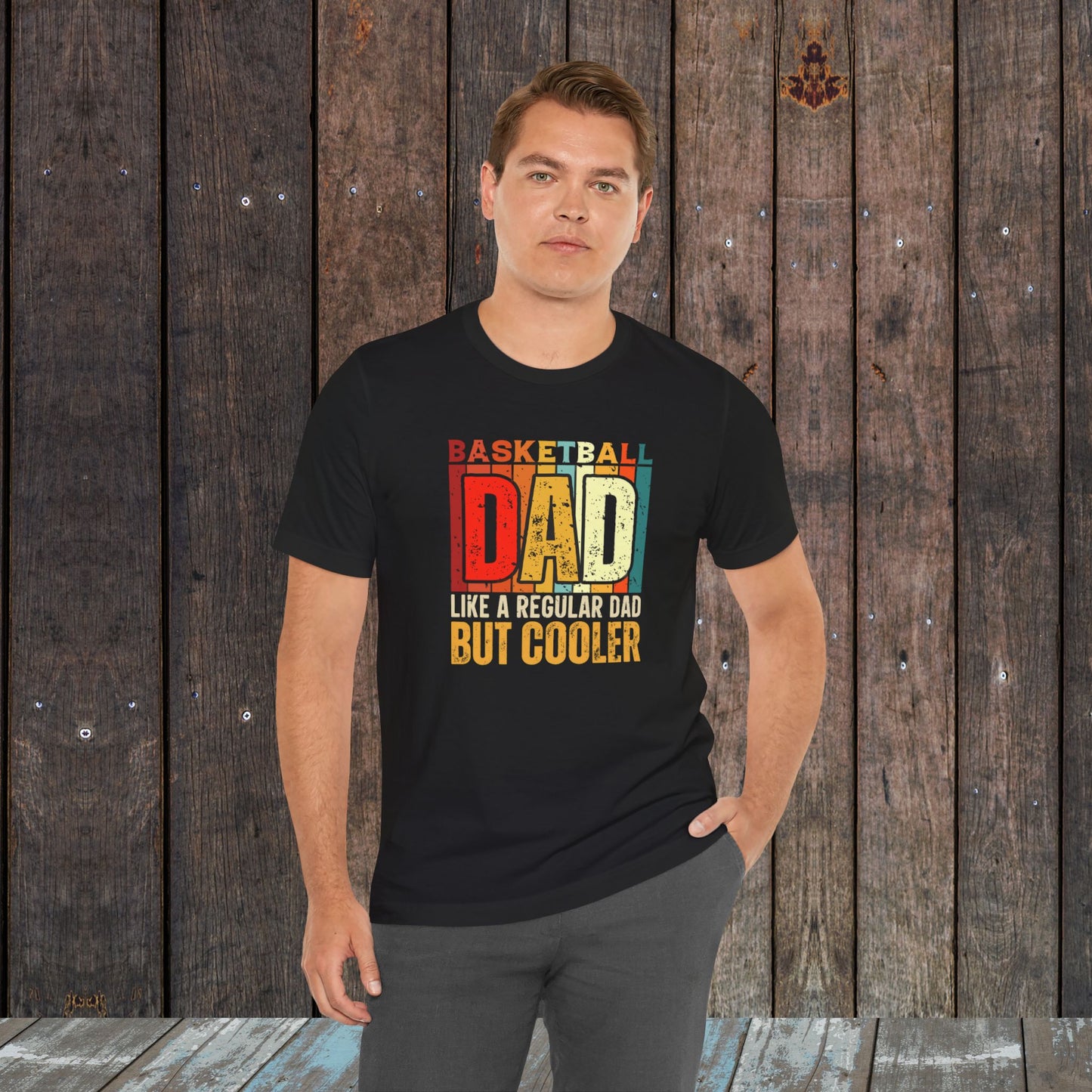 Basketball Dad Unisex Tee - Multi Color Shirt for Cool Dads