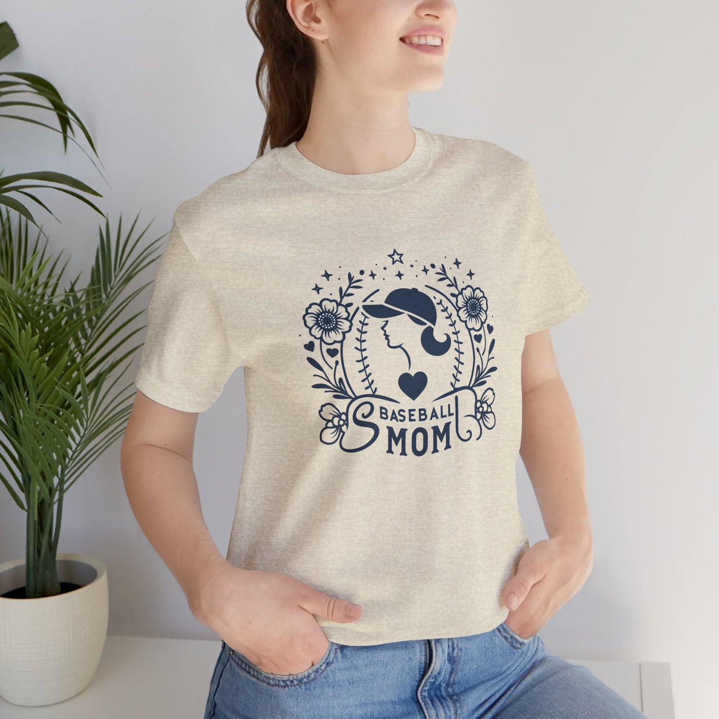 Baseball Mom Unisex Jersey Short Sleeve Tee