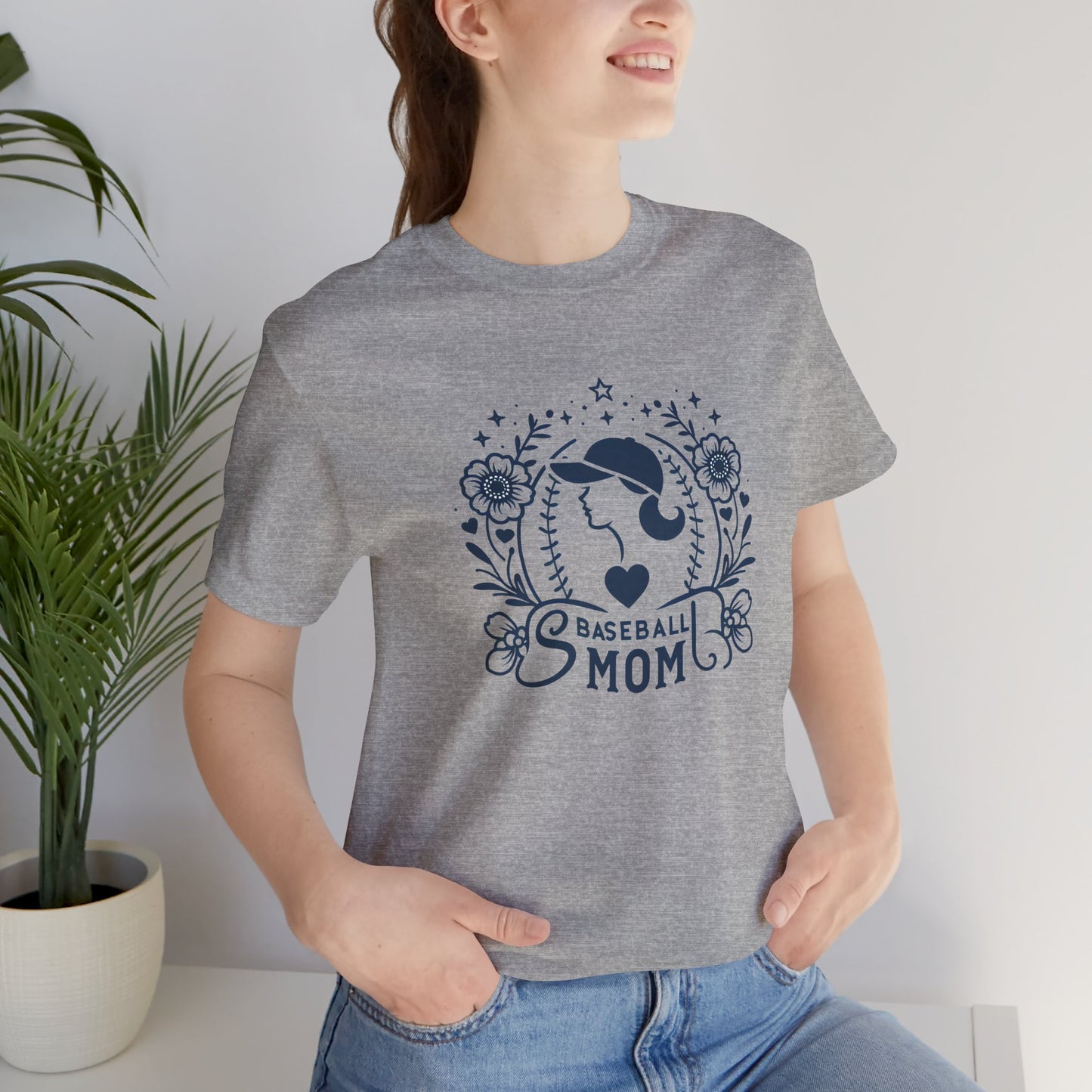 Baseball Mom Unisex Jersey Short Sleeve Tee