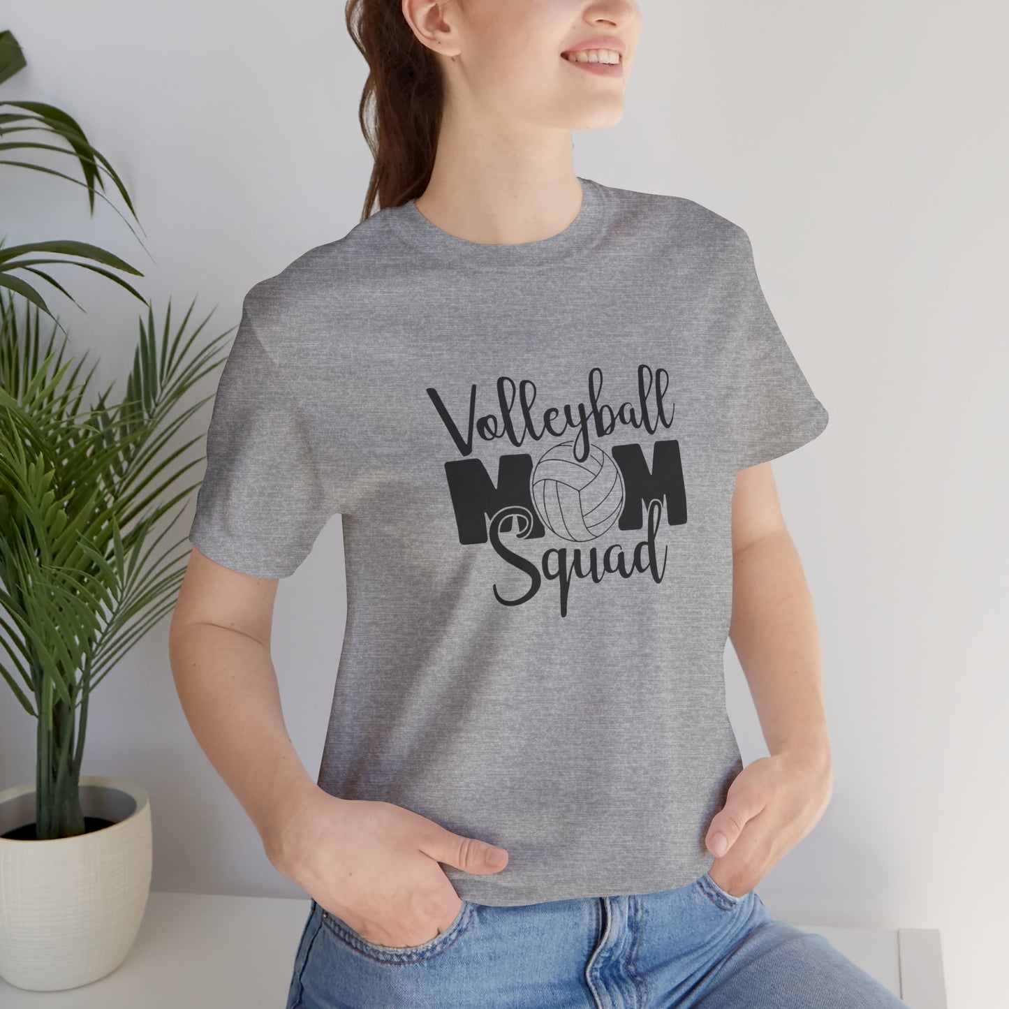 Volleyball Mom Unisex Jersey Short Sleeve Tee